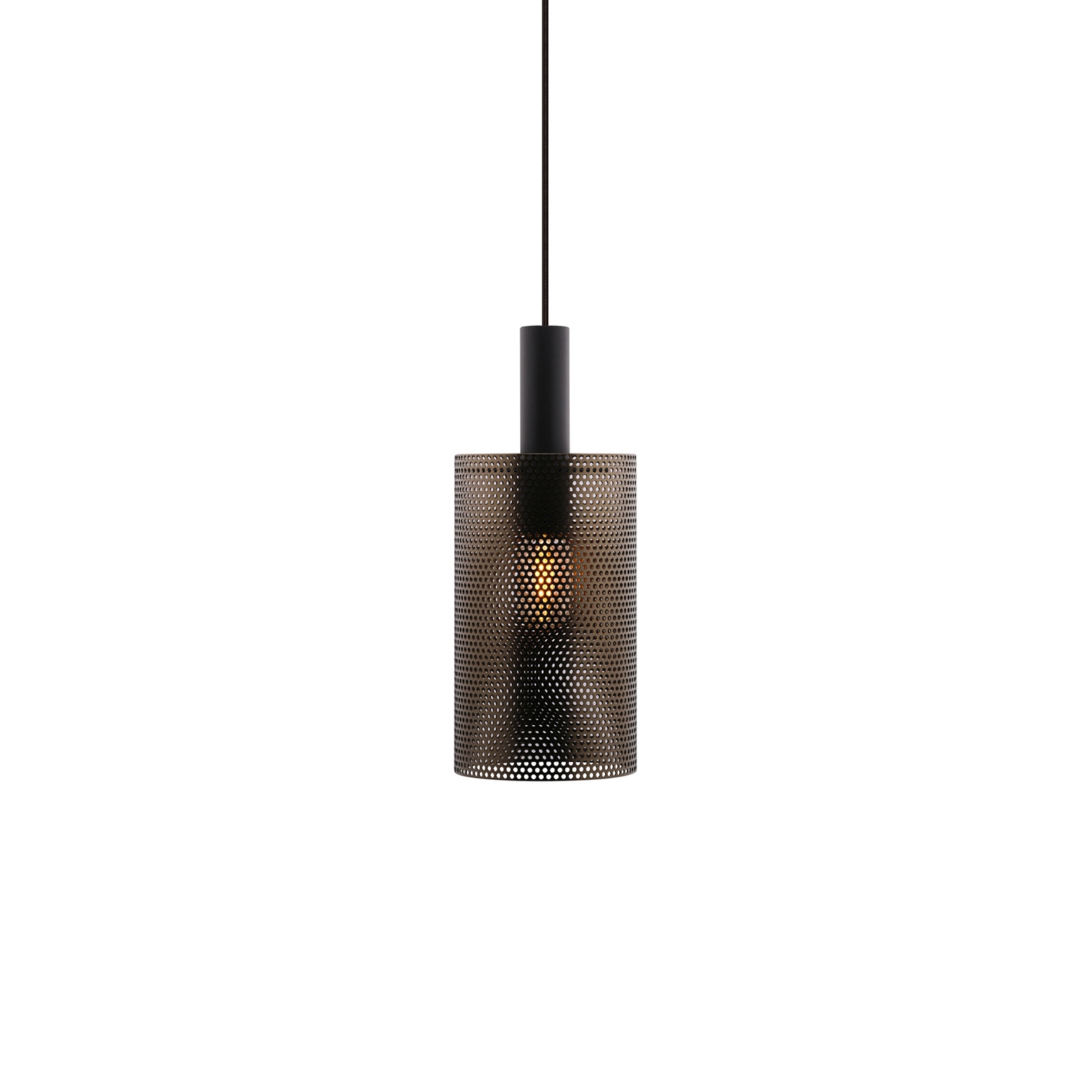 Vouge Pendant - Medium - Bronze Colored/Black