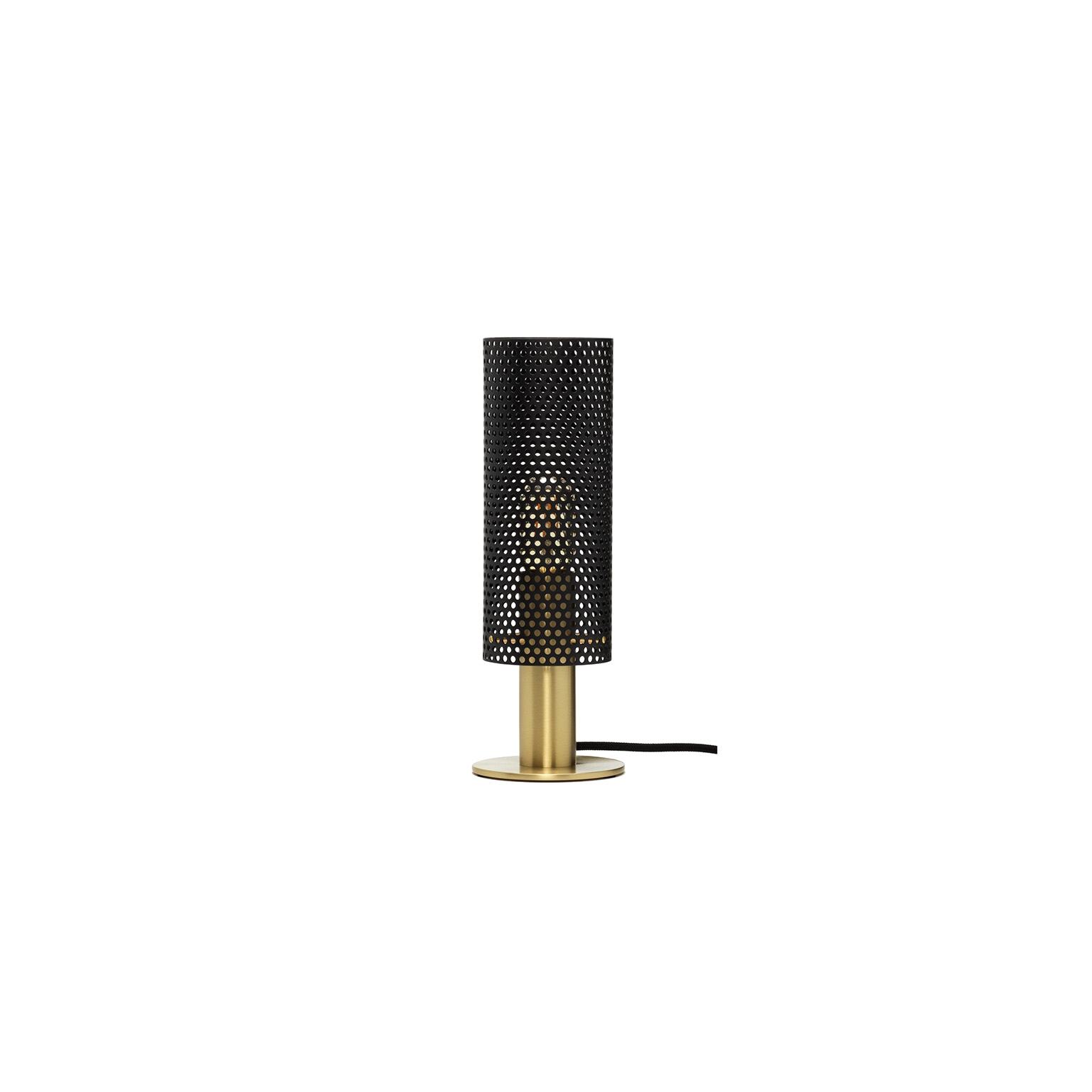 Vouge Table - Small - Black/Brass
