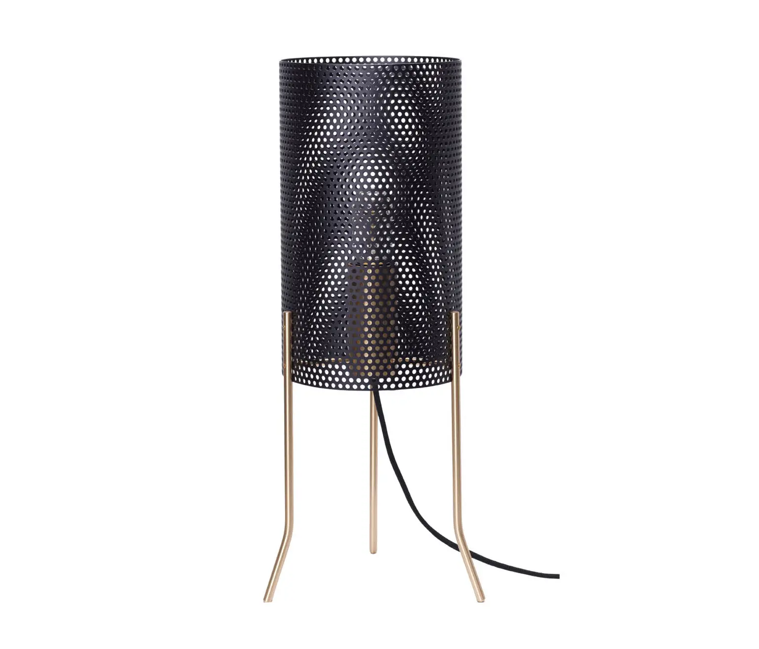 RUBN  - Vouge Tripod Table - Medium - Black/Brass