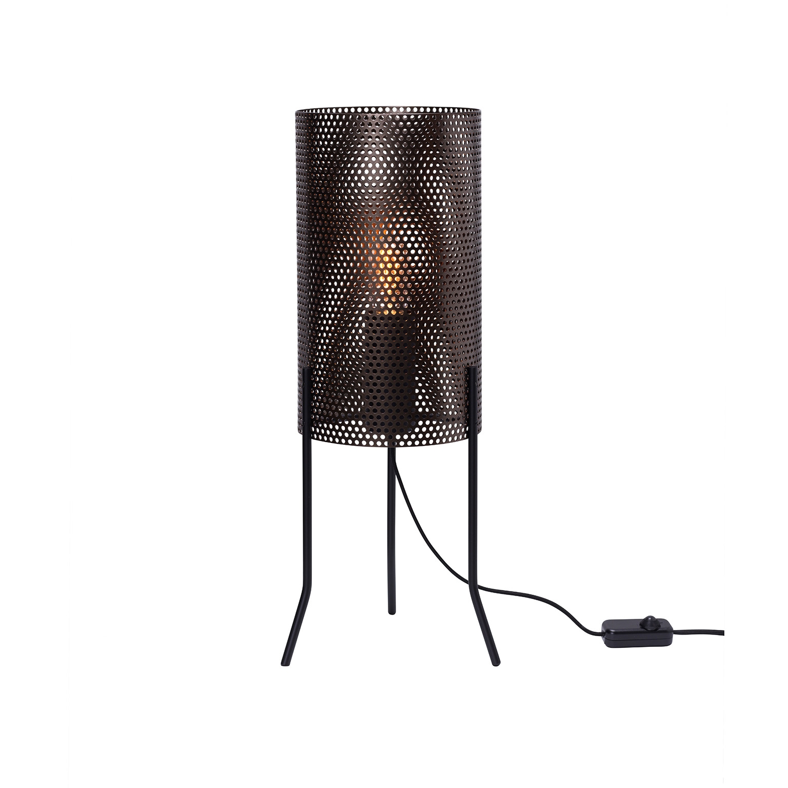 Vouge Tripod Table - Medium - Bronze Colored/Black