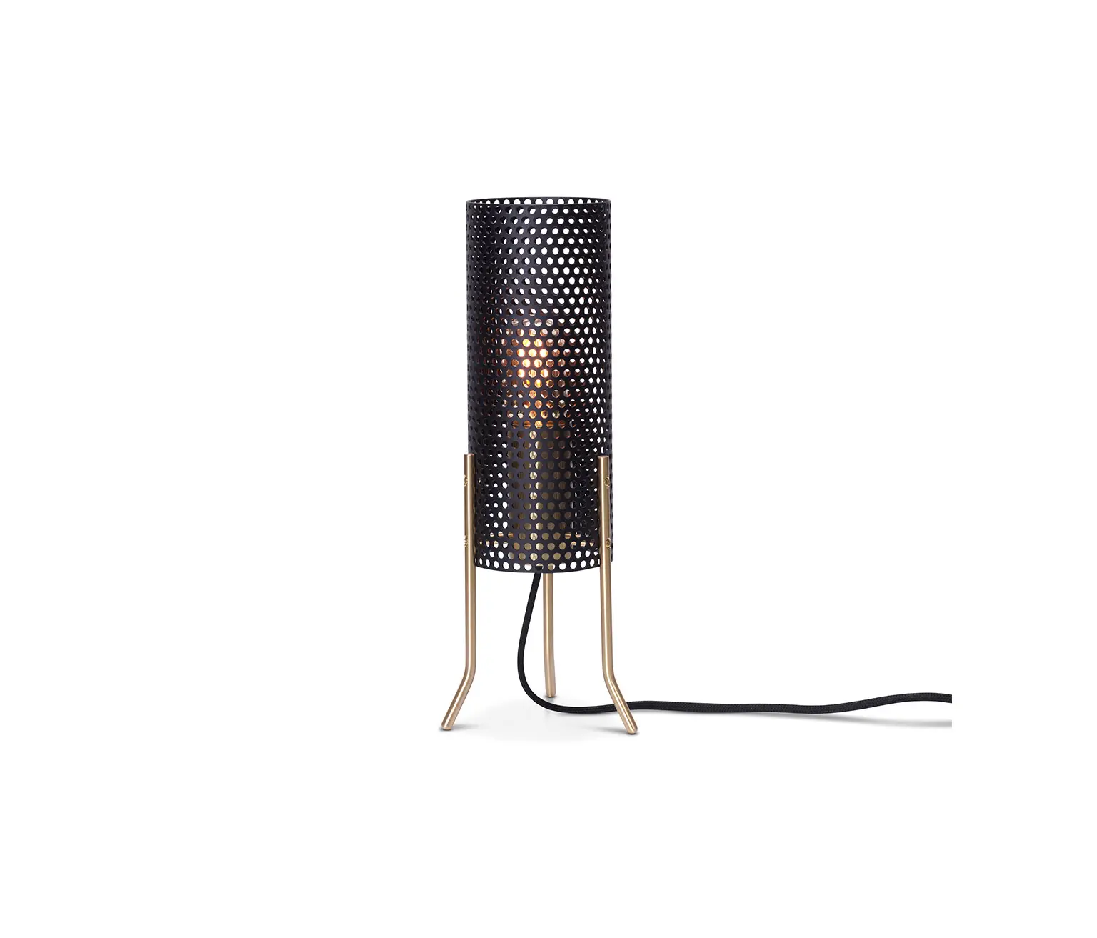 RUBN - Vouge Tripod Table - Small - Black/Brass