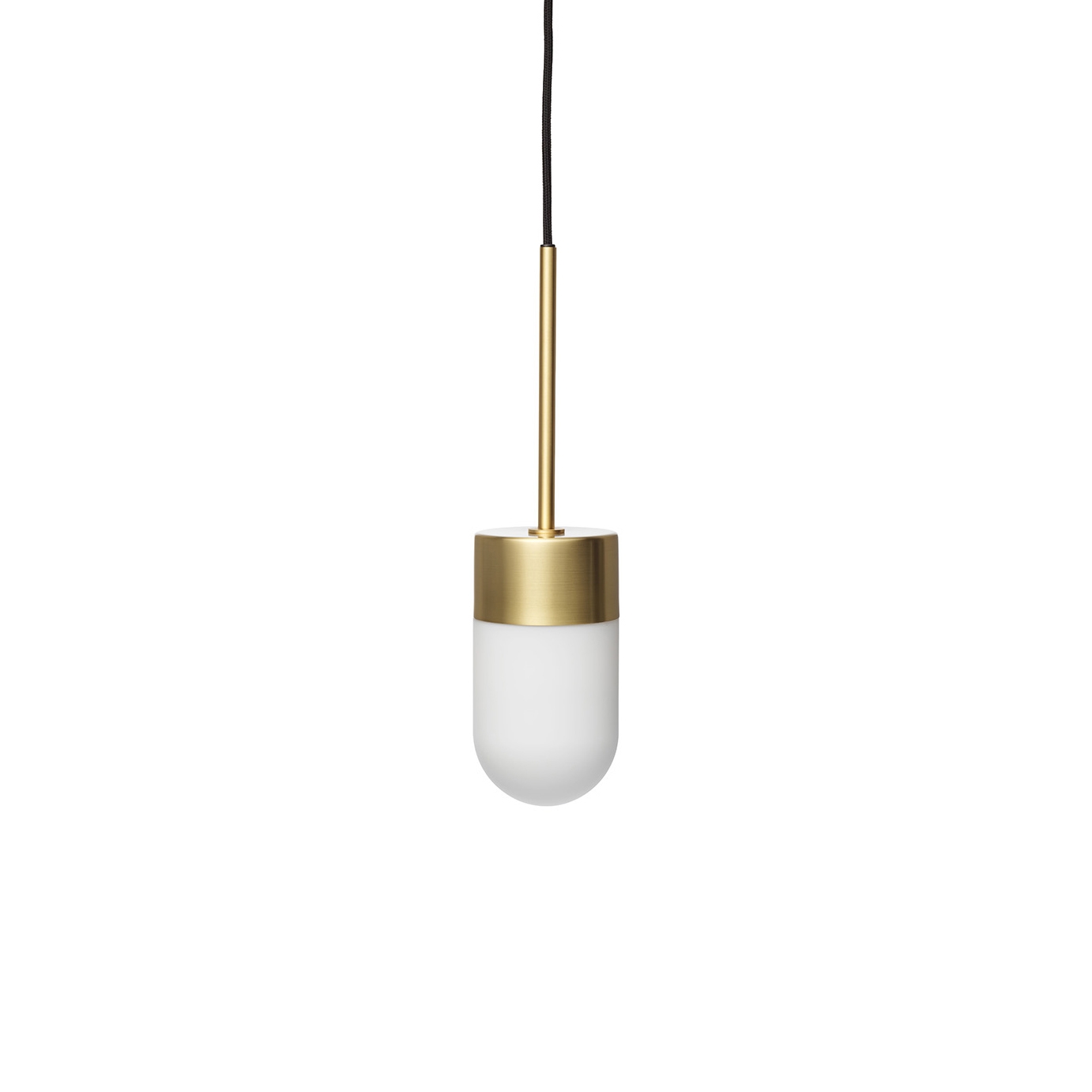 Vox Pendant - Brass/Opal