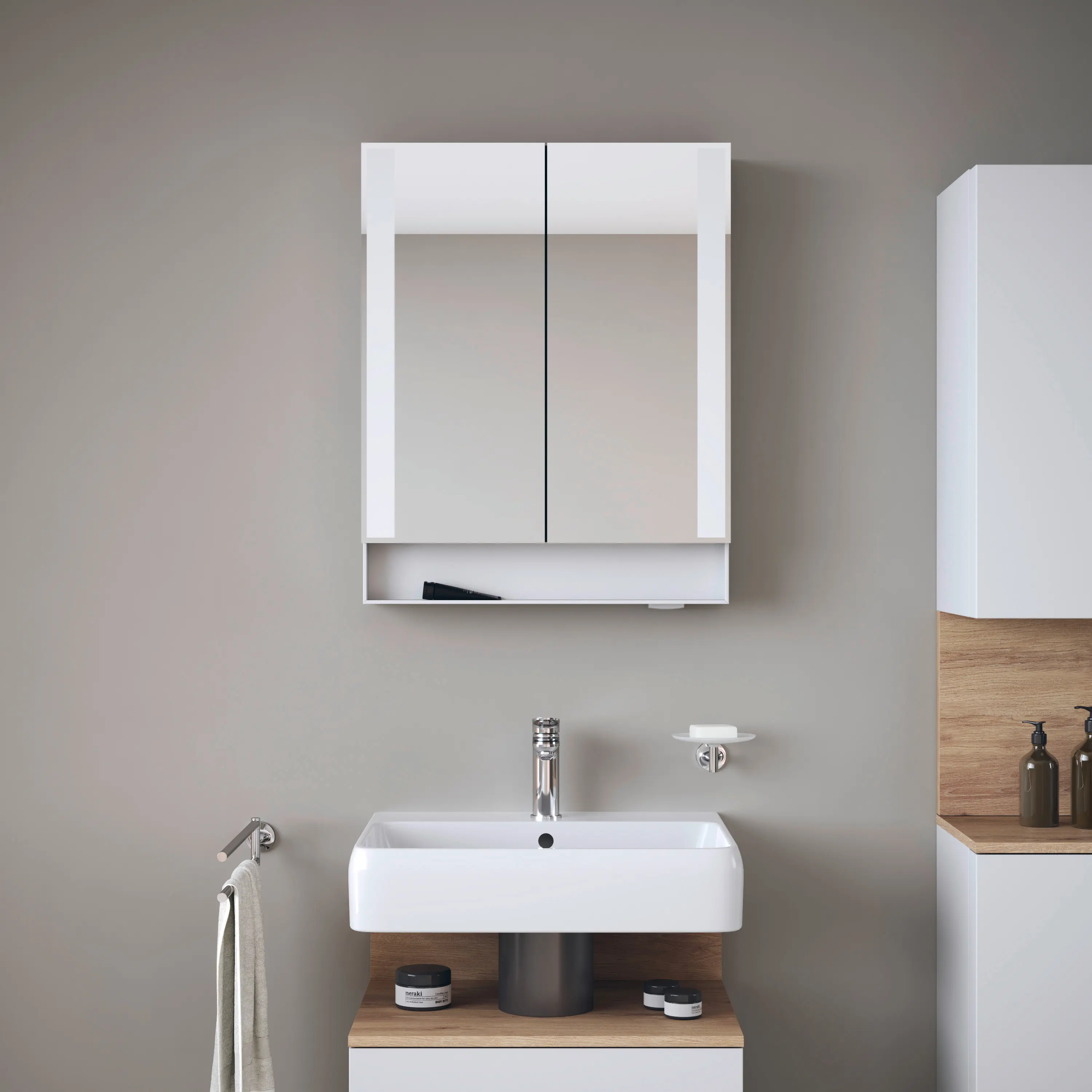 DURAVIT - Qatego vanity unit wall-mounted