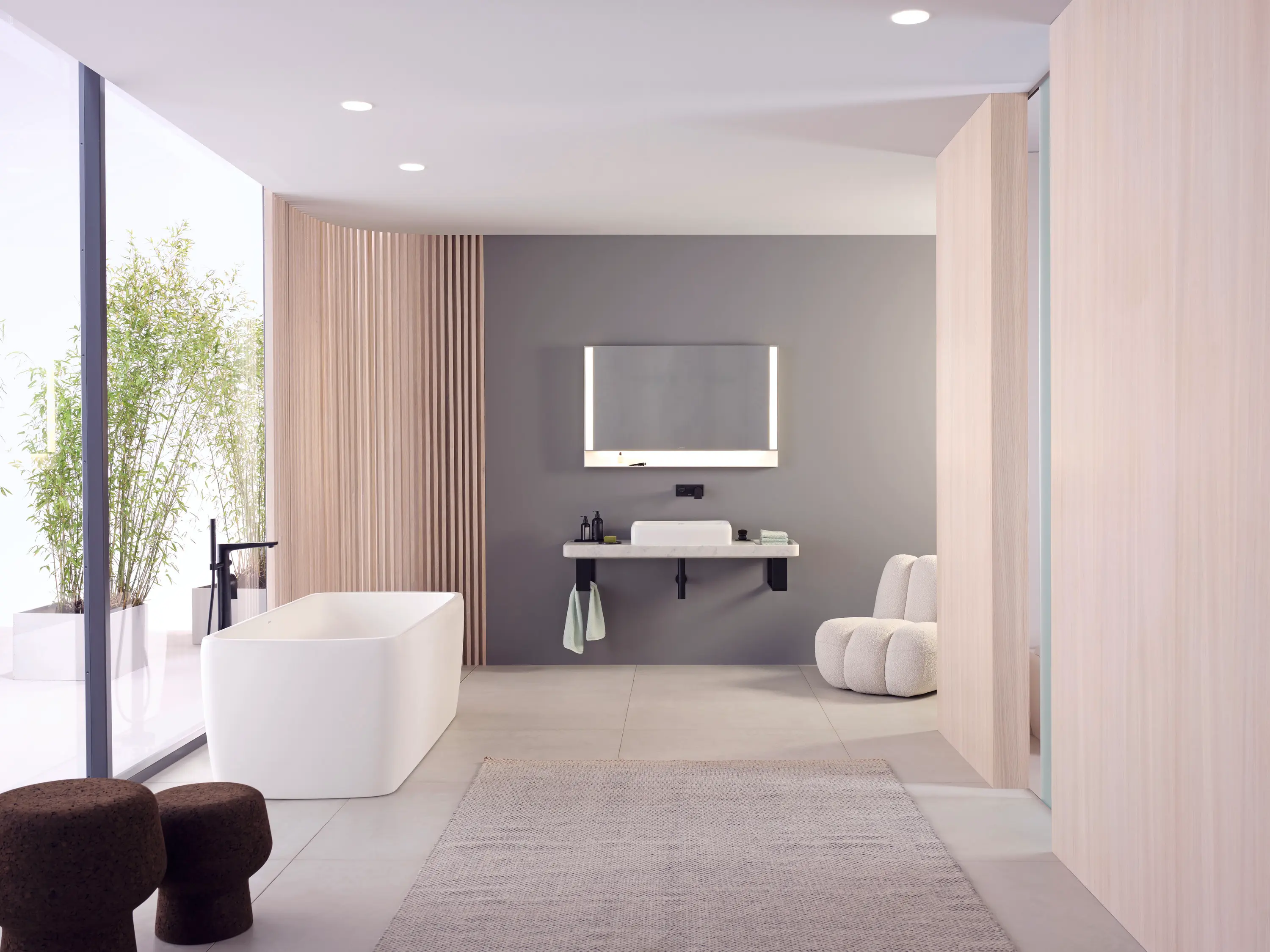 DURAVIT - Qatego vanity unit wall-mounted