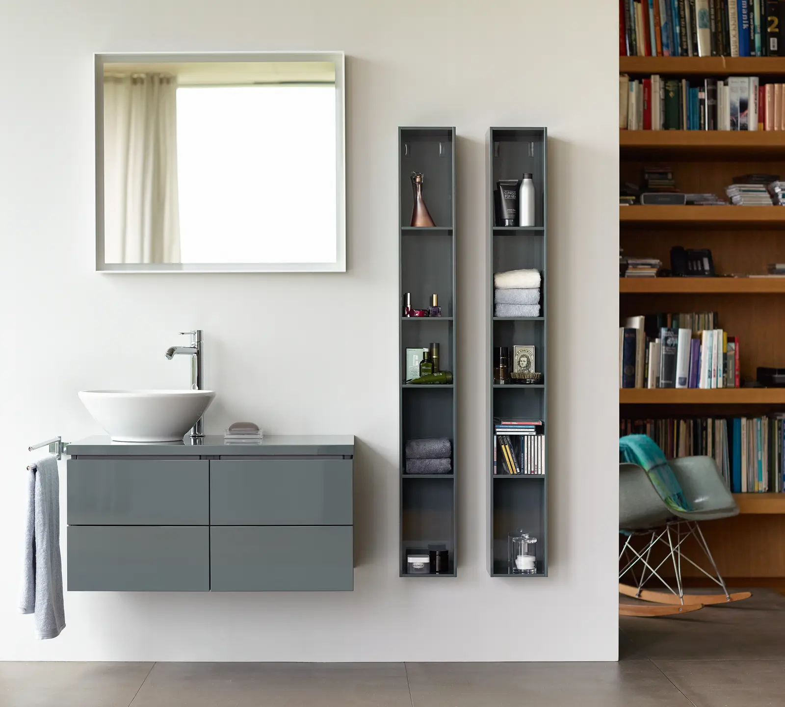 M75 Color L-CUBE -VANITY UNIT WALL-MOUNTED - Vanity units from DURAVIT | Architonic
