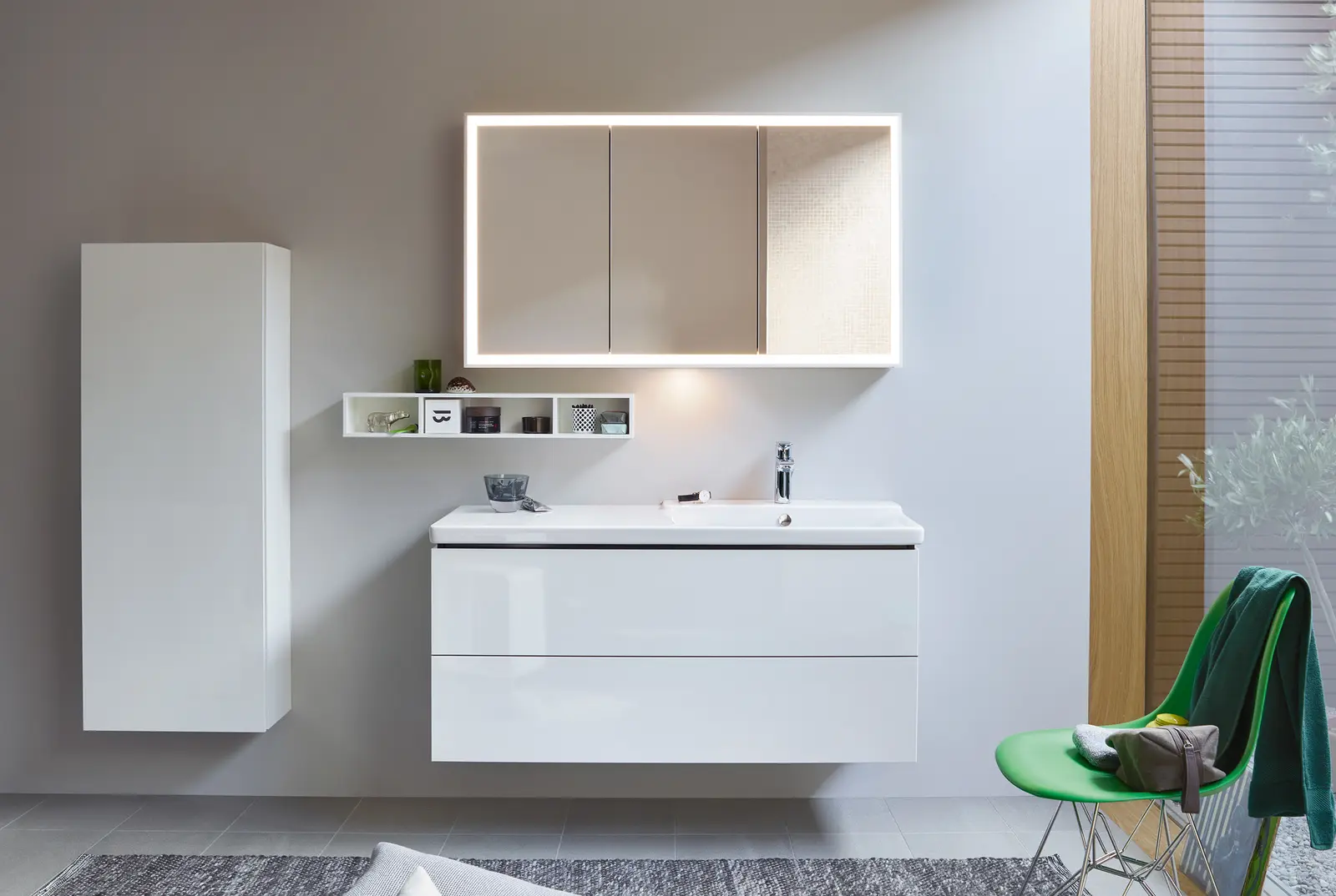 M75 Color L-CUBE -VANITY UNIT WALL-MOUNTED - Vanity units from DURAVIT | Architonic