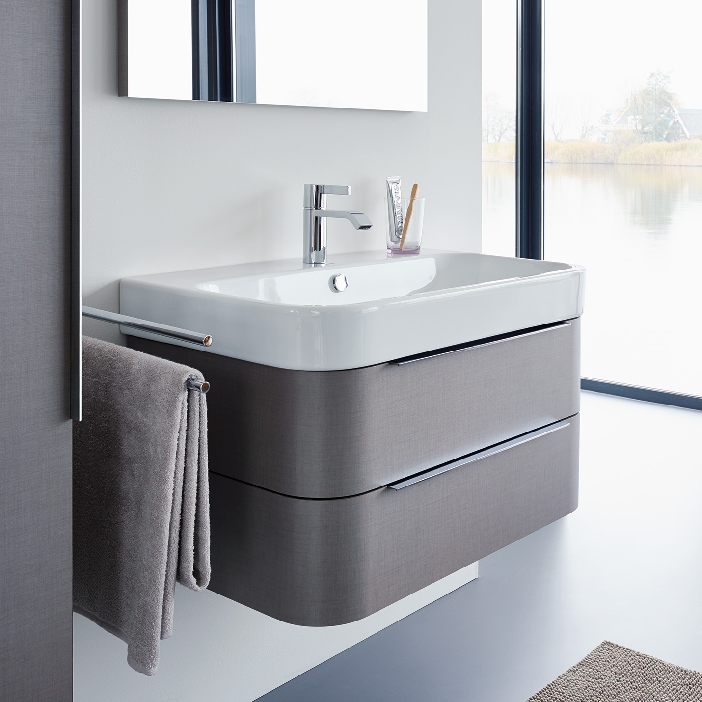 Vertoon produk Happy D.2 - Built-in basin van vervaardiger DURAVIT
