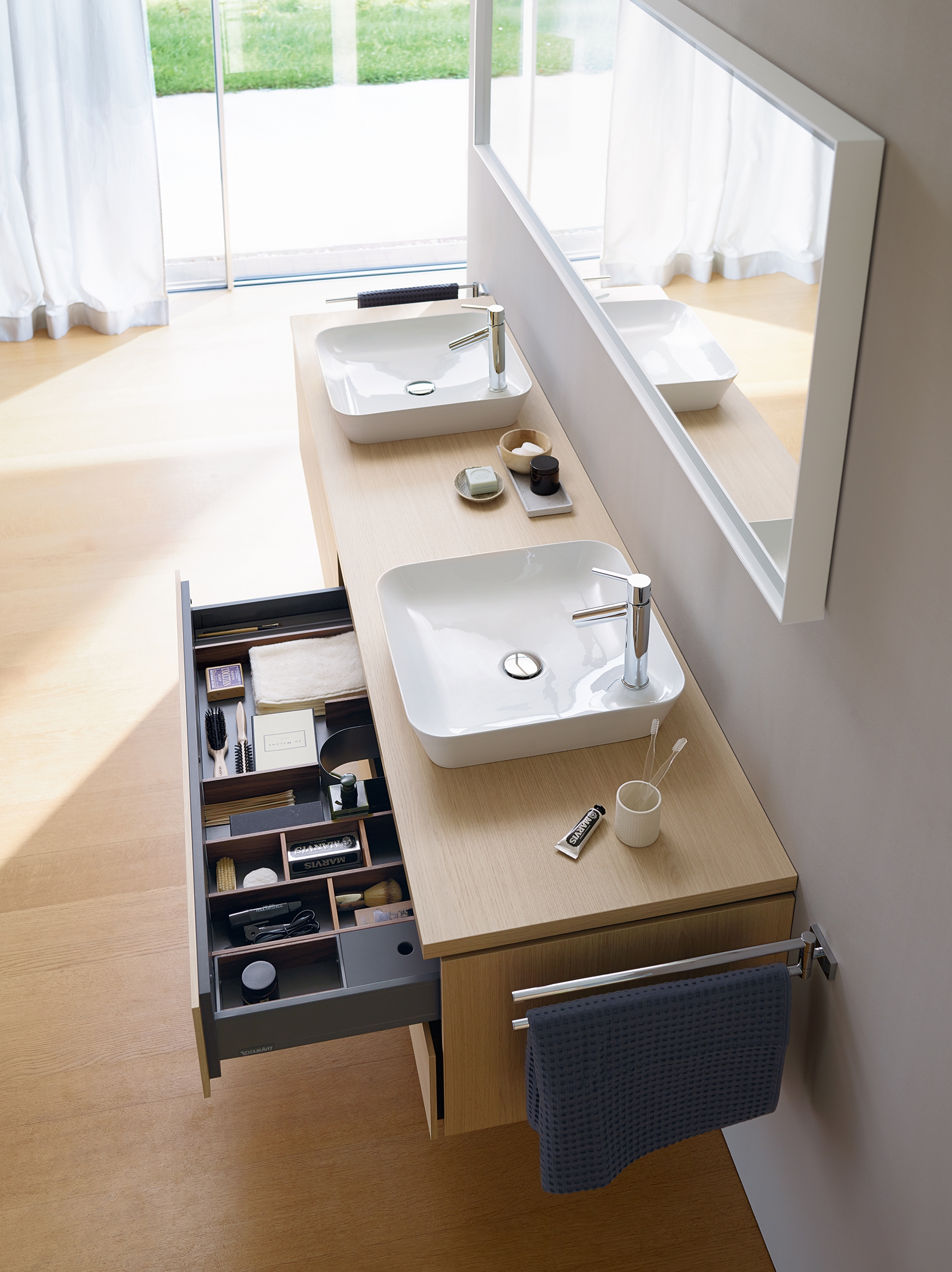 Vertoon produk L-Cube - Cabinet base van vervaardiger DURAVIT