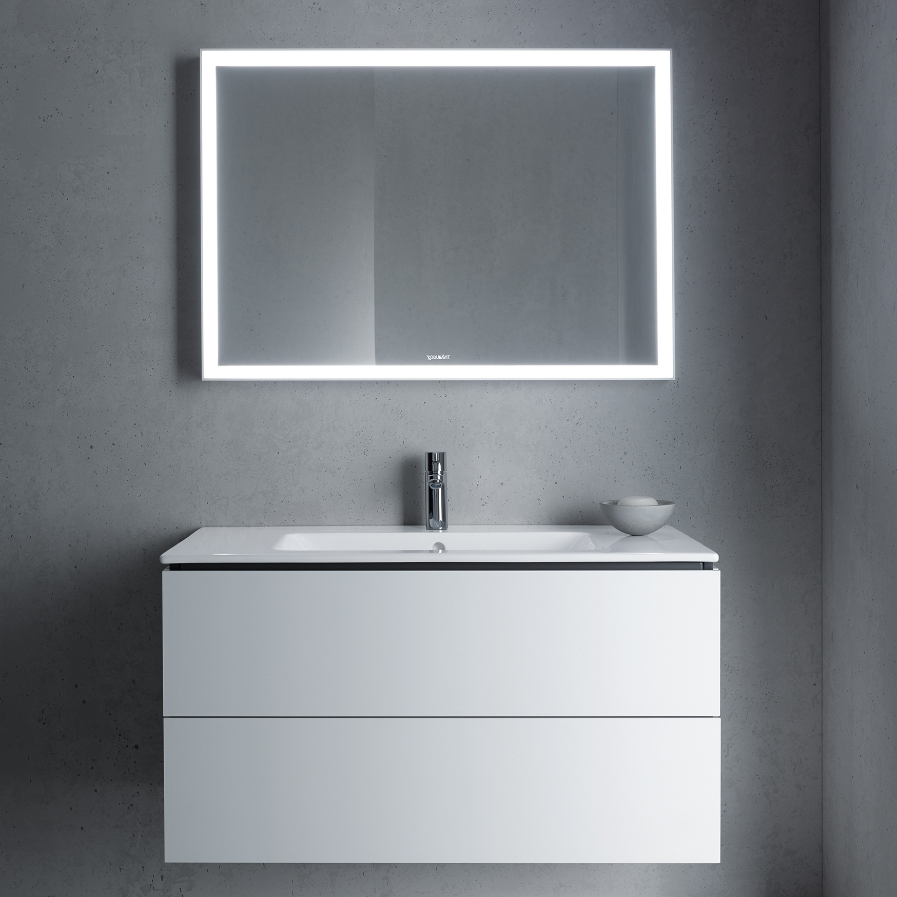 Display product L-Cube -Vanity unit wall-mounted from manufacturer DURAVIT