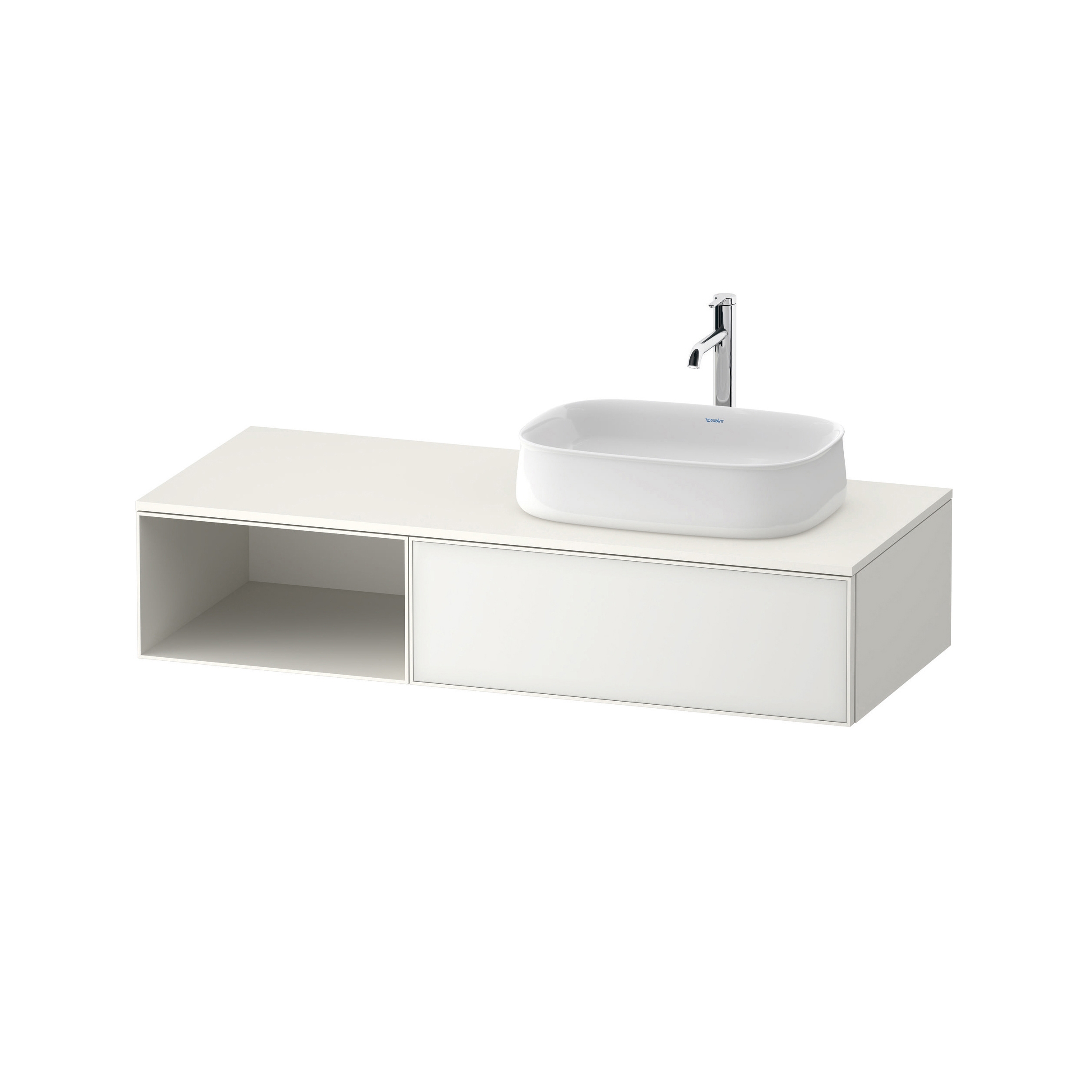 Mostra il prodotto Zencha Vanity unit wall-mounted asymmetric del produttore DURAVIT