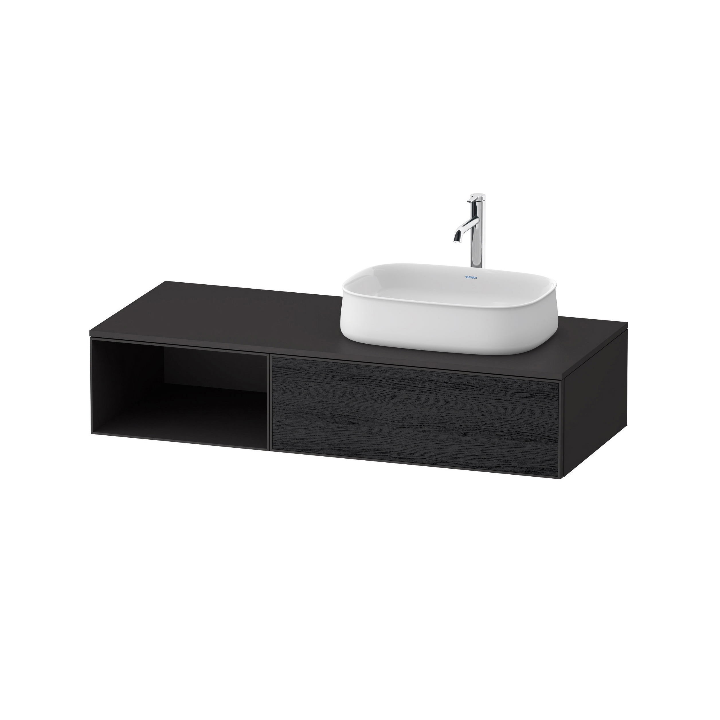 Zencha Vanity unit wall-mounted asymmetric