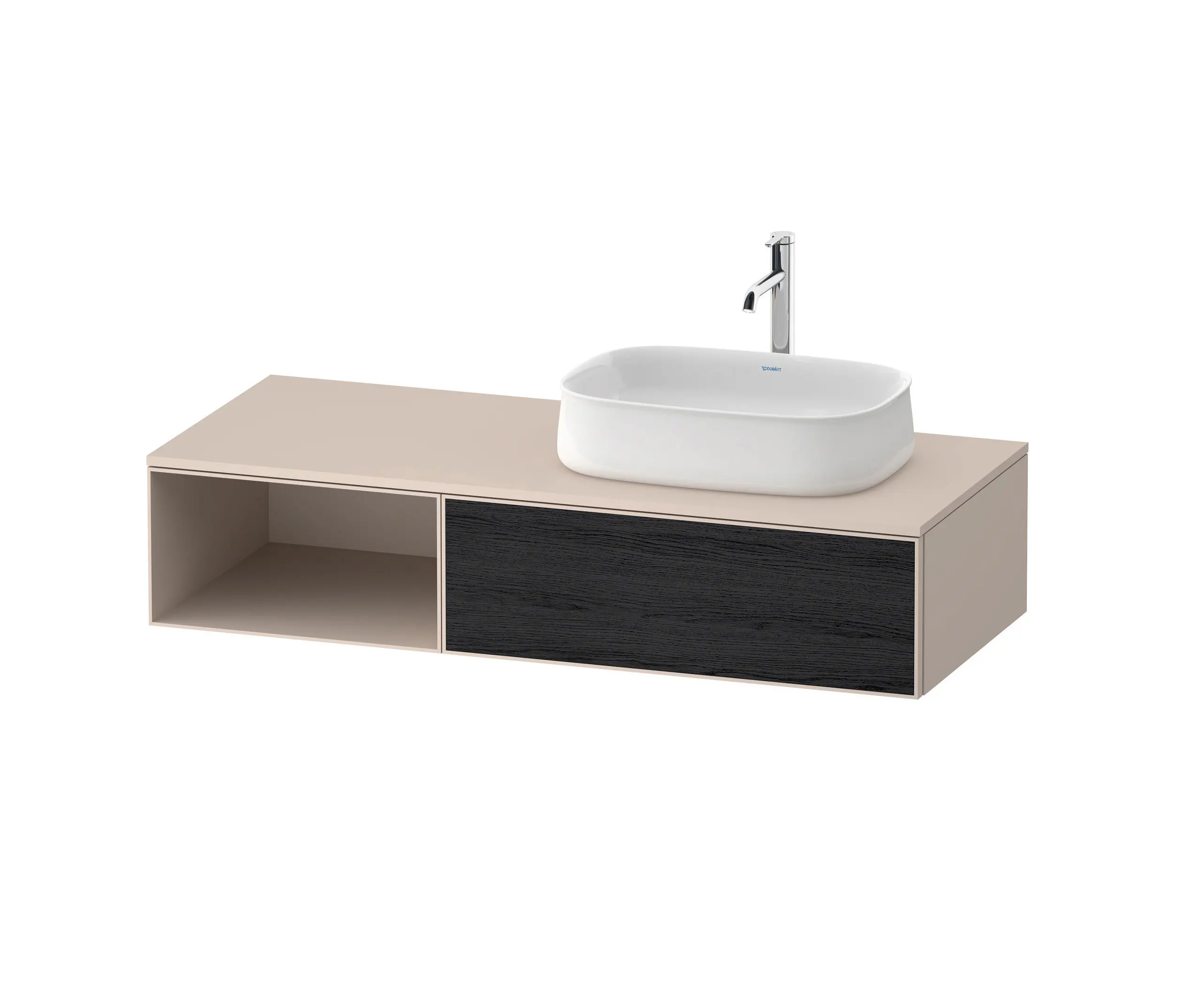 DURAVIT - Zencha Vanity unit wall-mounted asymmetric
