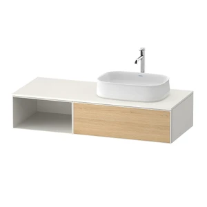 Display product Zencha Vanity unit wall-mounted asymmetric from manufacturer DURAVIT