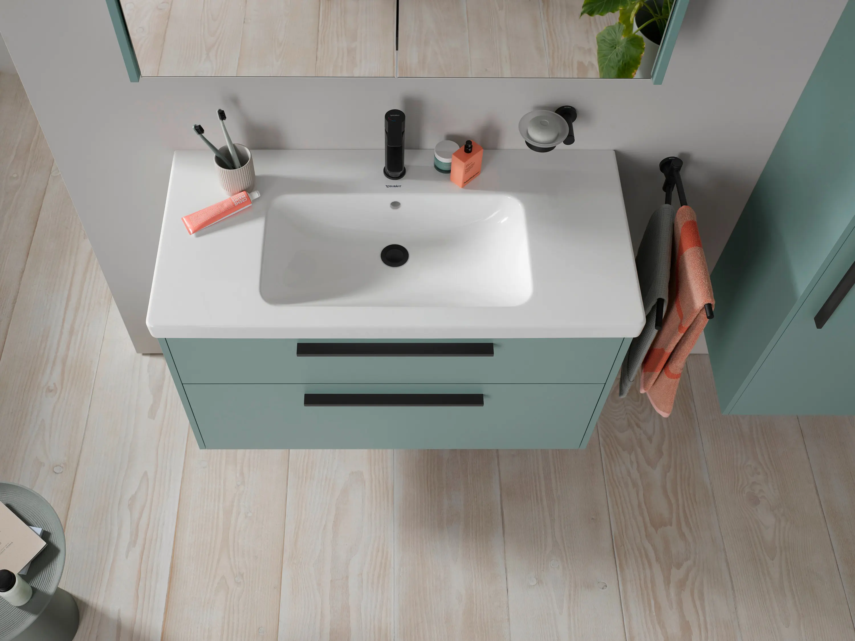 DURAVIT - D-Code Furniture washbasin