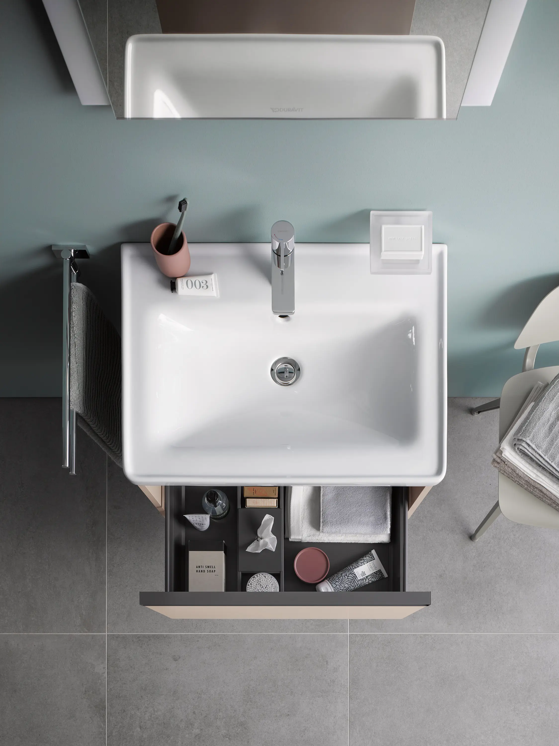 DURAVIT - D-Neo washbasin, furniture washing table