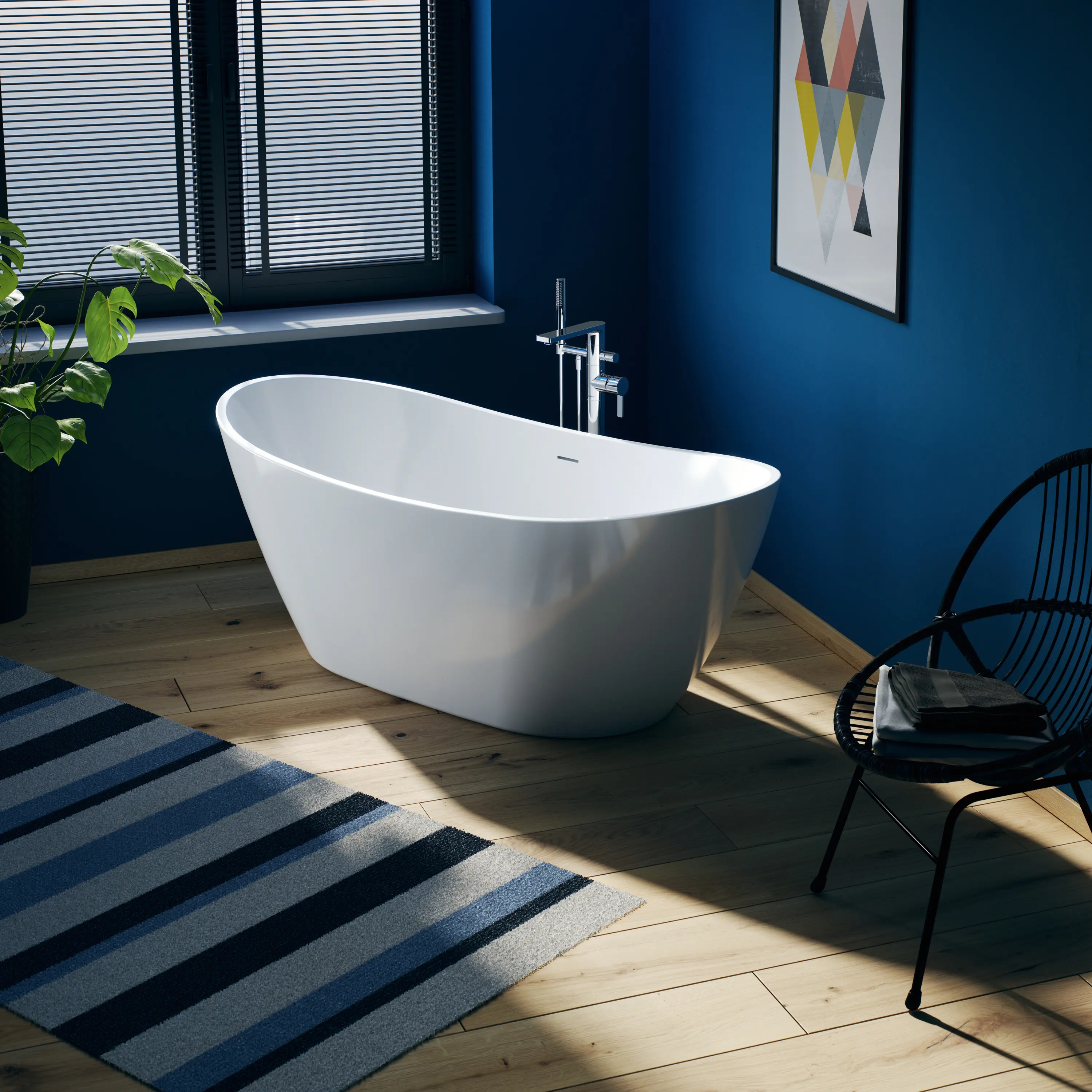 DURAVIT - DuraVato freestanding bathtub