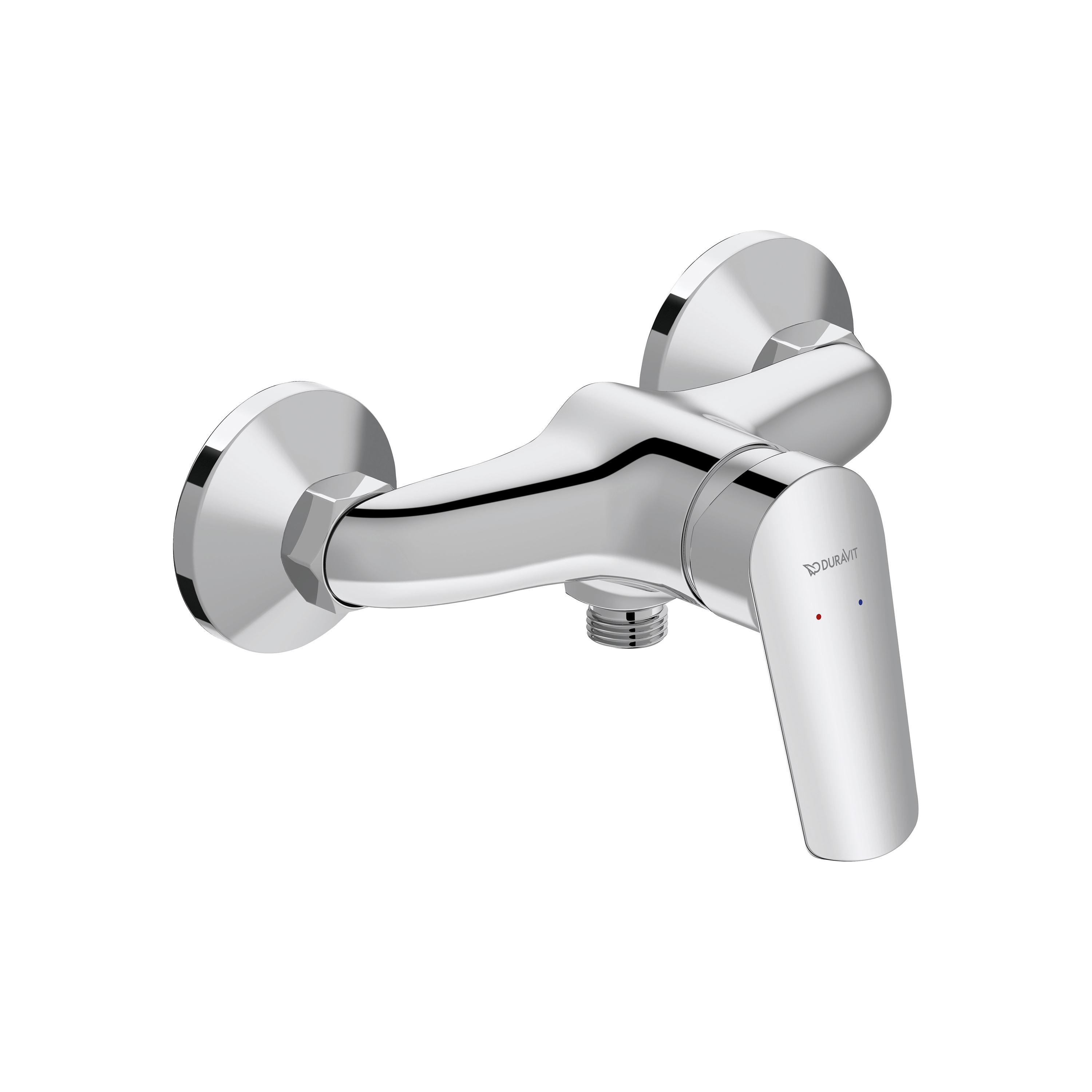 Vertoon produk Duravit No.1 single lever shower mixer for exposed installation van vervaardiger DURAVIT