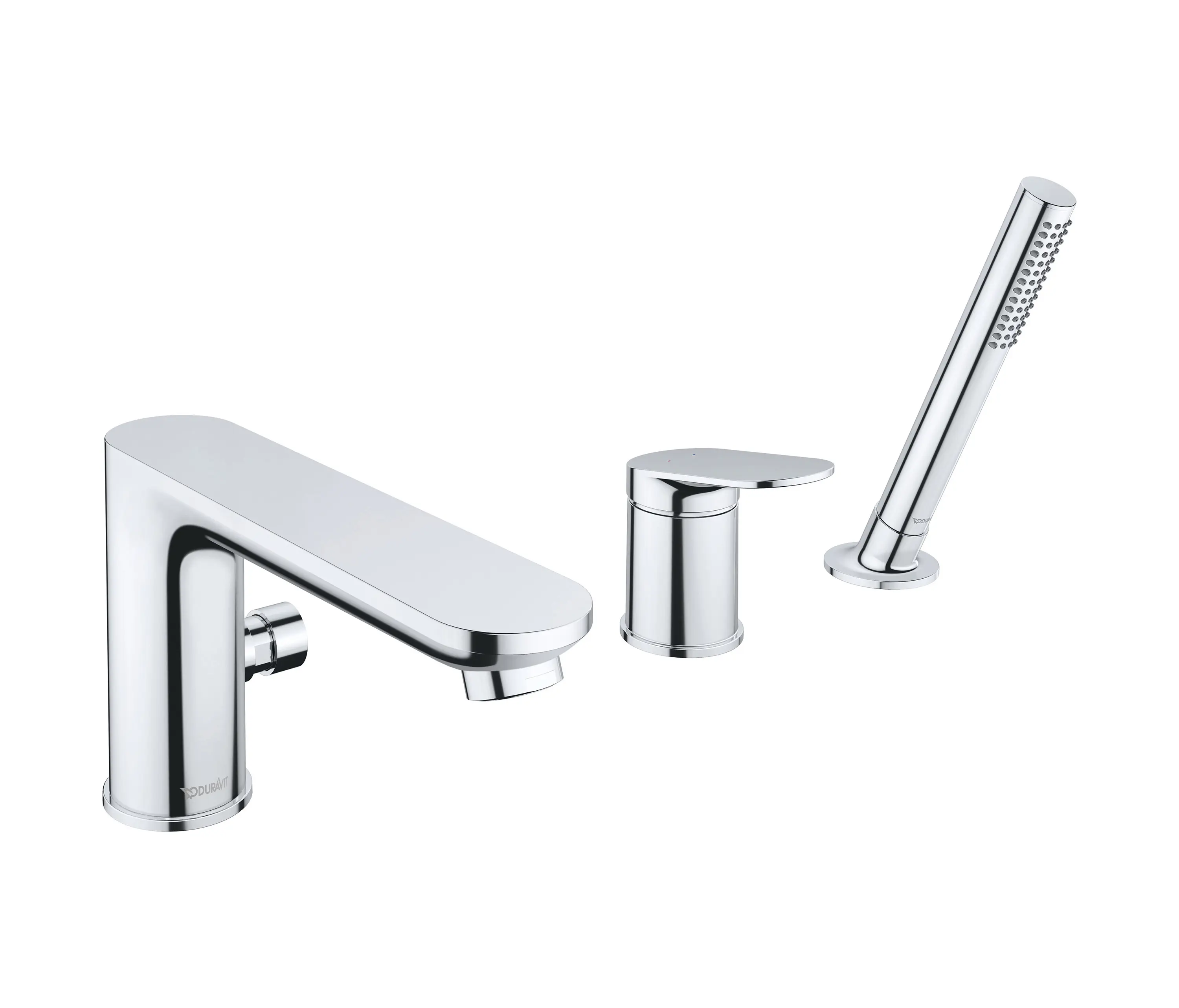 DURAVIT - Wave 3-hole Roman tub set trim
