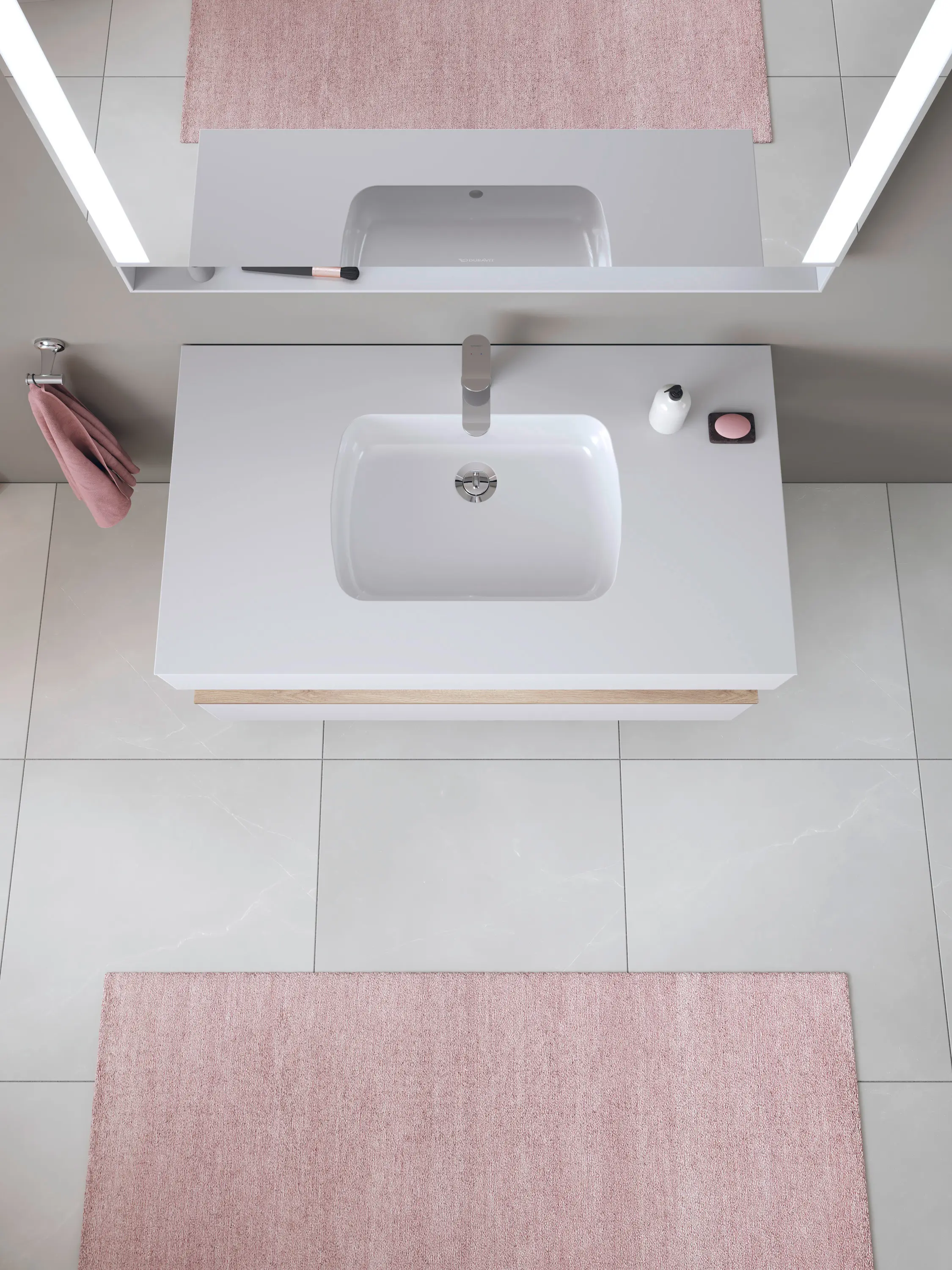 DURAVIT - Qatego Einbauwaschtisch
