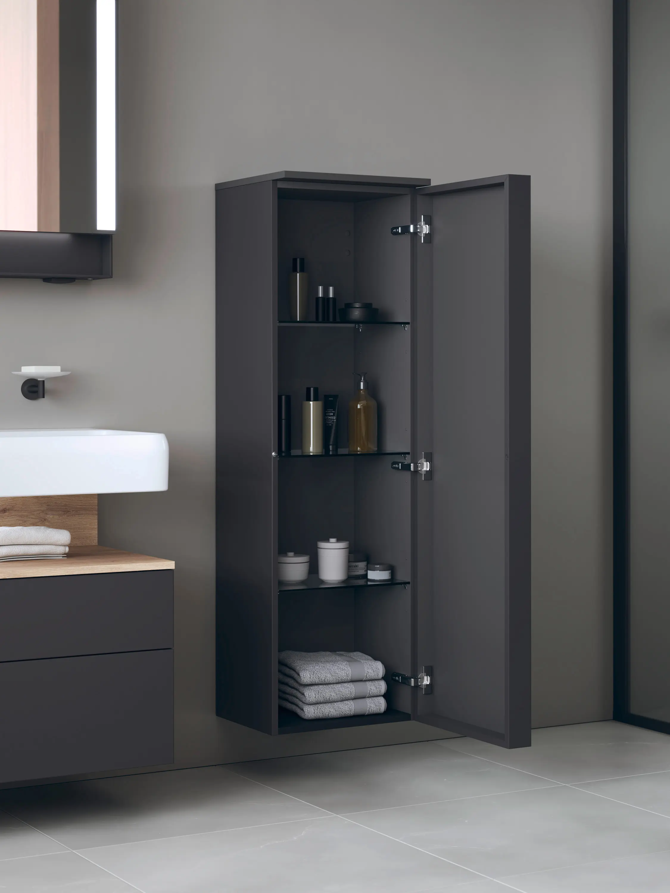 DURAVIT - Qatego semi-tall cabinet
