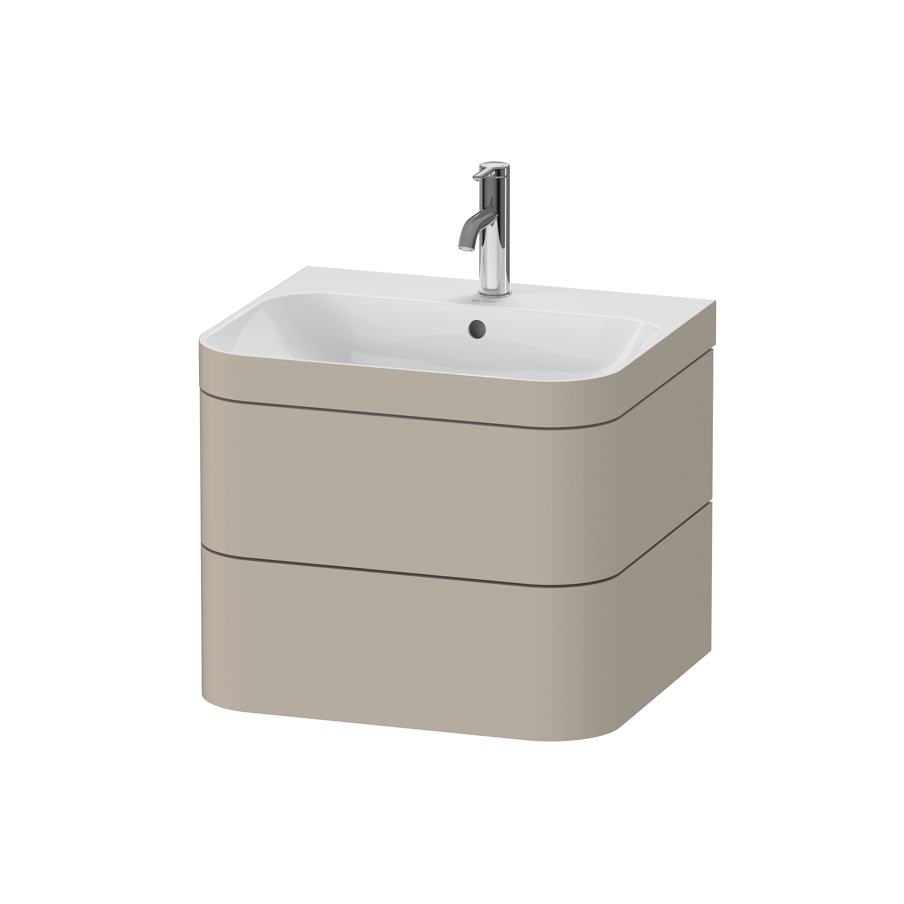 Mostra il prodotto Happy D.2 Plus furniture washbasin with substructure wall hanging del produttore DURAVIT
