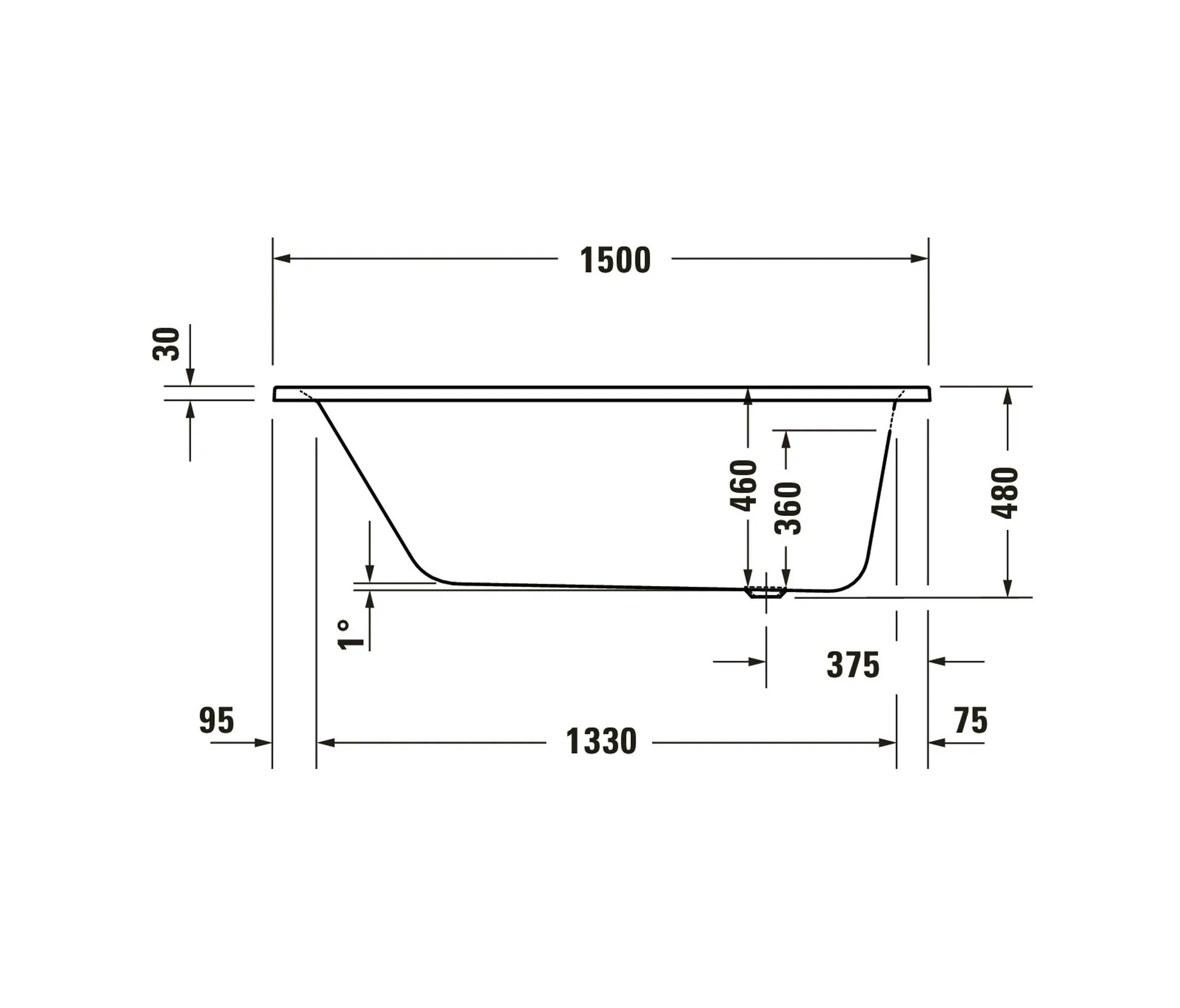 DURAVIT - Aurena bathtub