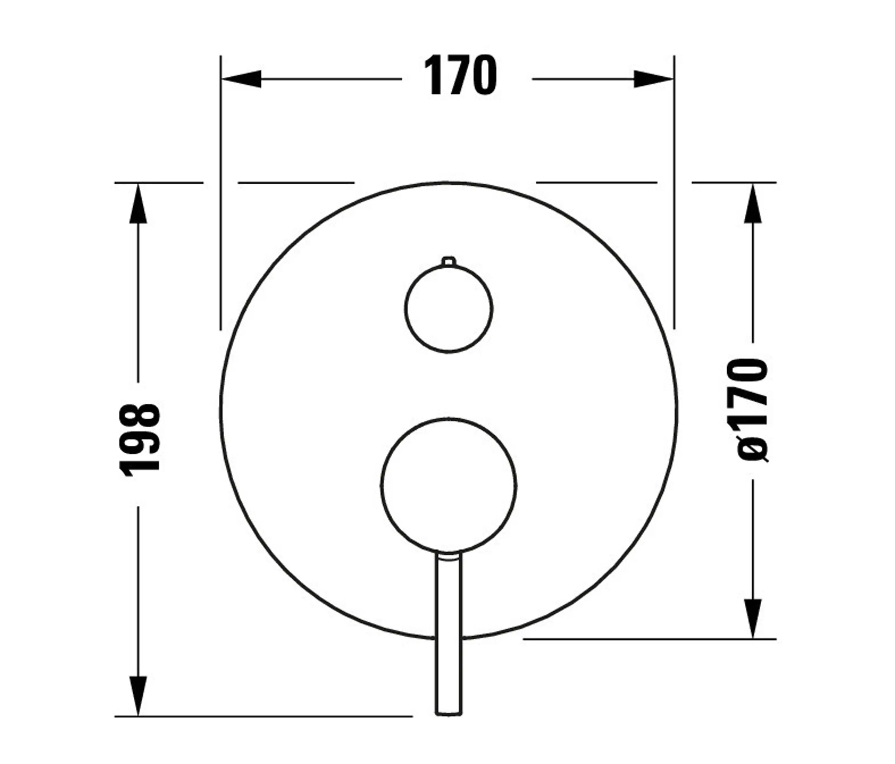 DURAVIT - Circle Bathmixer