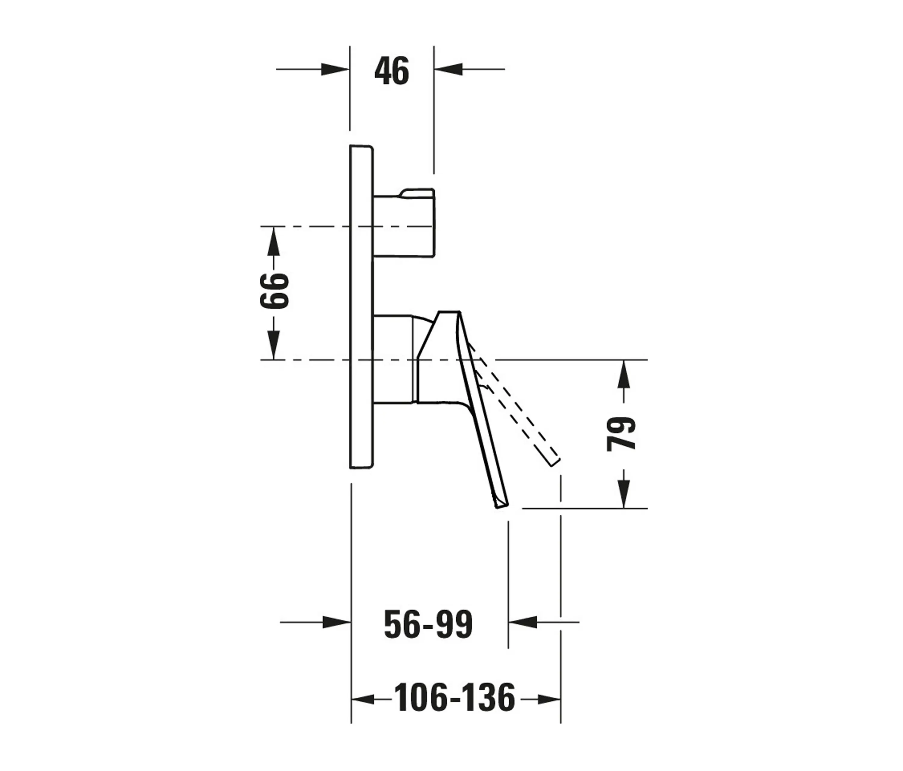 DURAVIT - Duravit No.1 Bathmixer