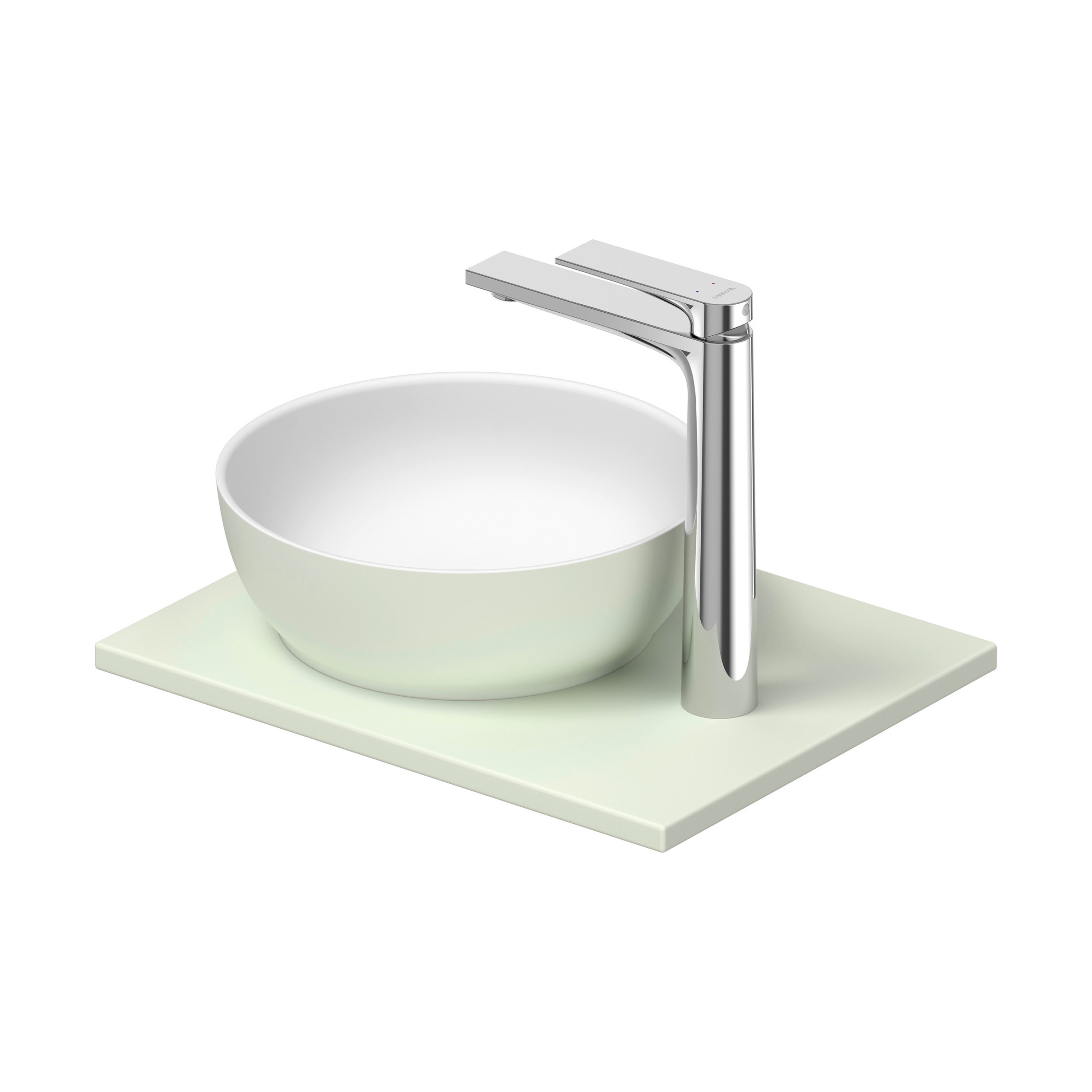Sivida Console with countertop basin set
