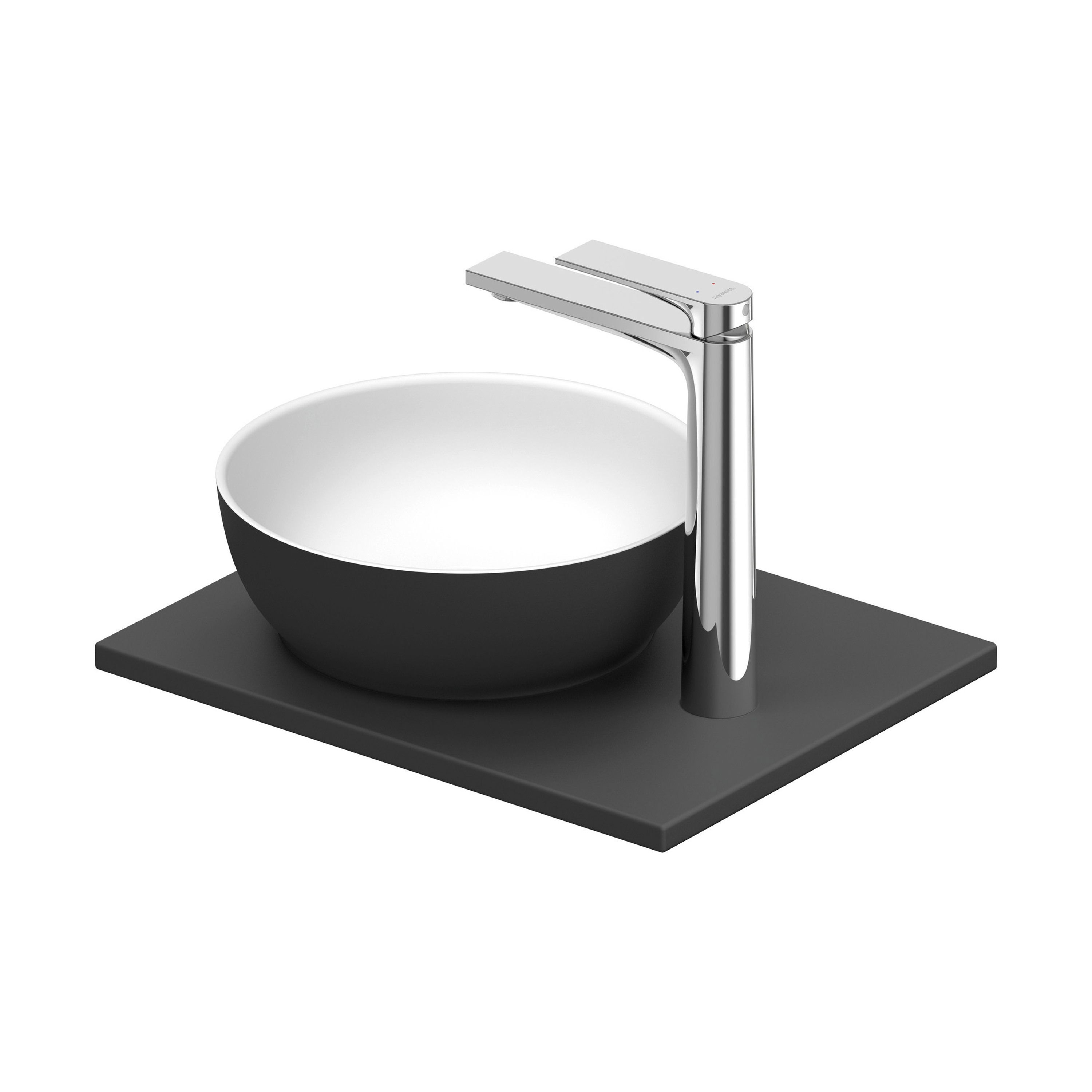 Sivida Console with countertop basin set