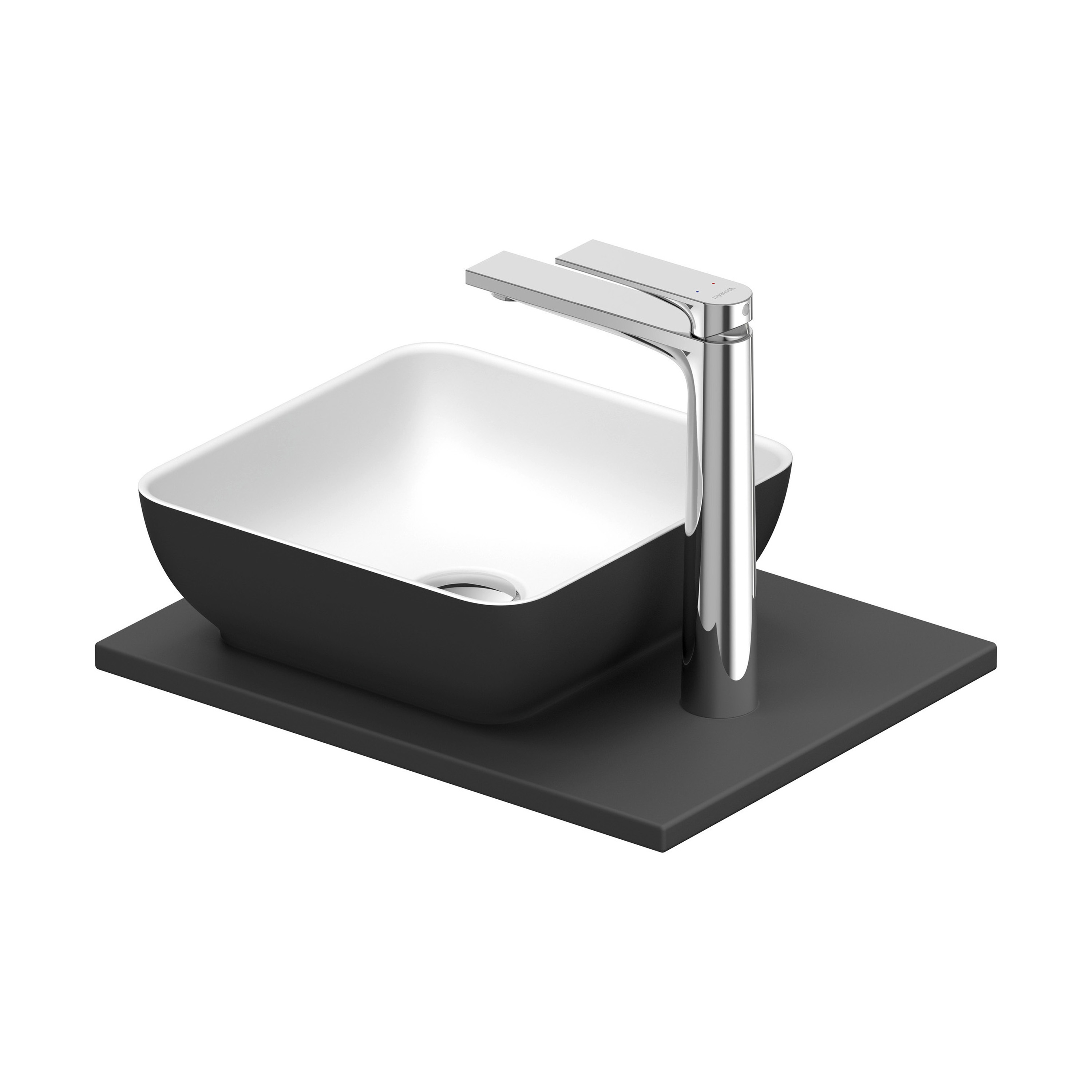 Sivida Console with countertop basin set
