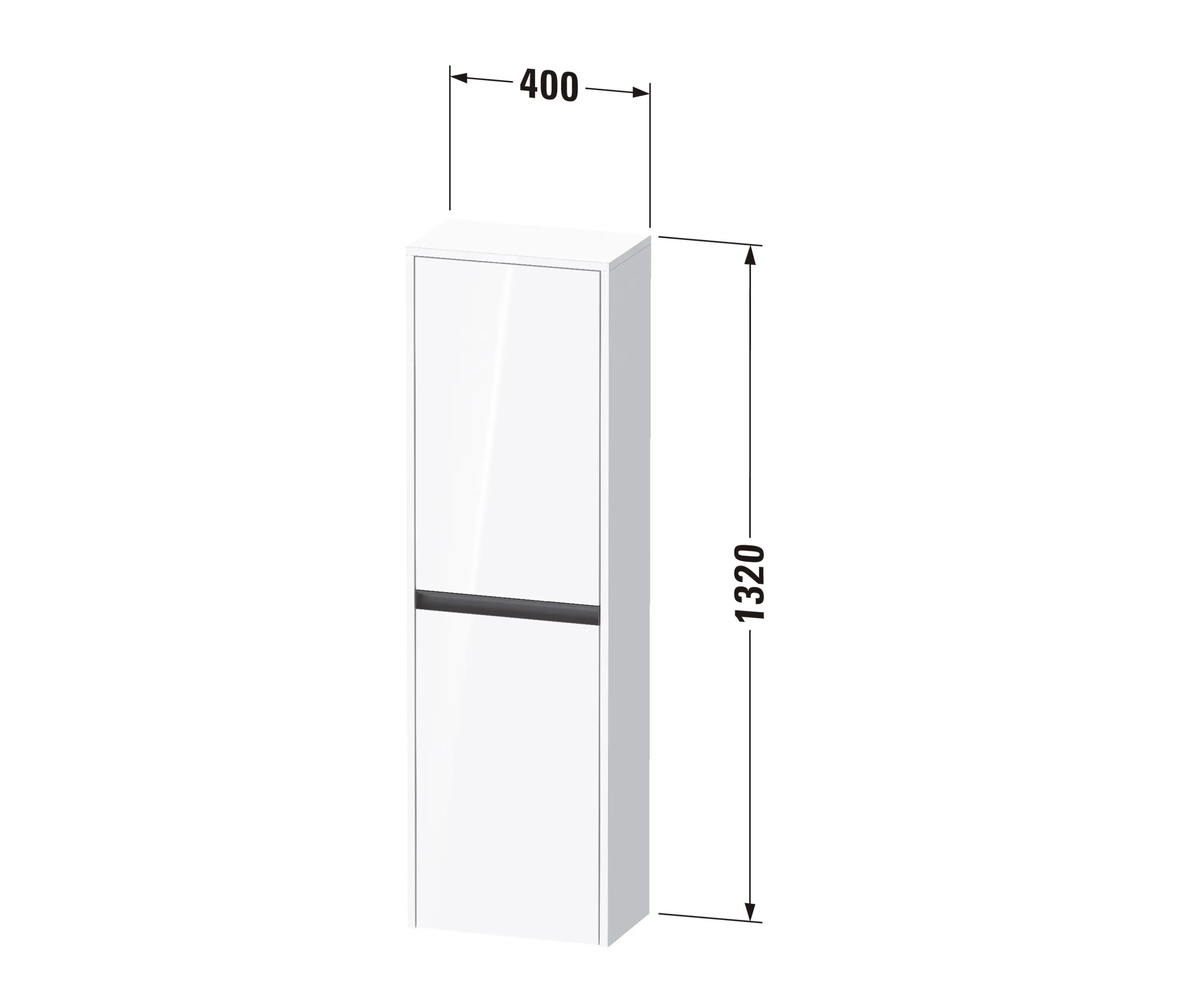 DURAVIT - Sivida semi-tall cabinet