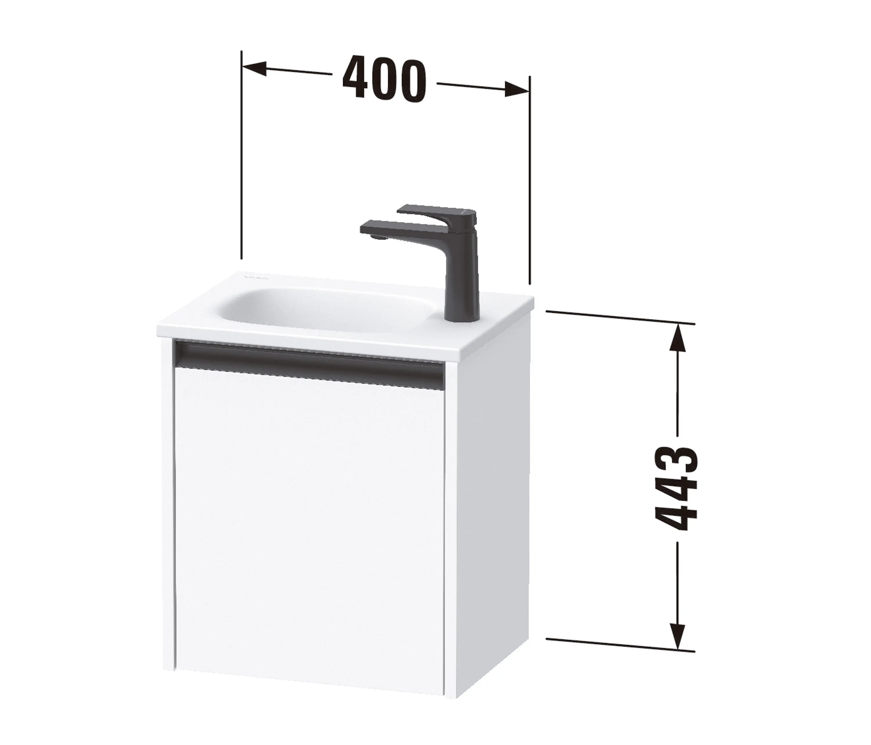 DURAVIT - Sivida vanity unit wall-mounted