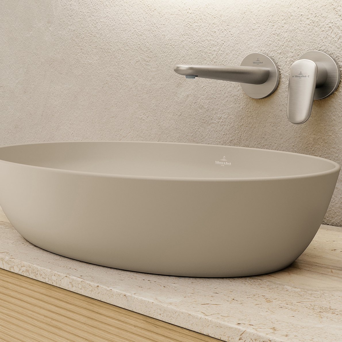 SURFACE-MOUNTED WASHBASIN