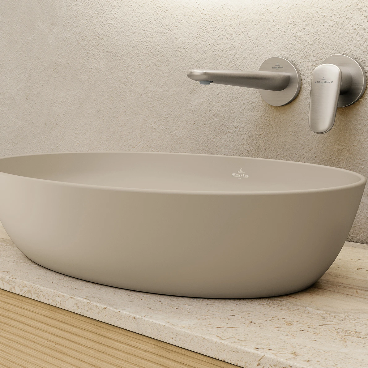 SURFACE-MOUNTED WASHBASIN