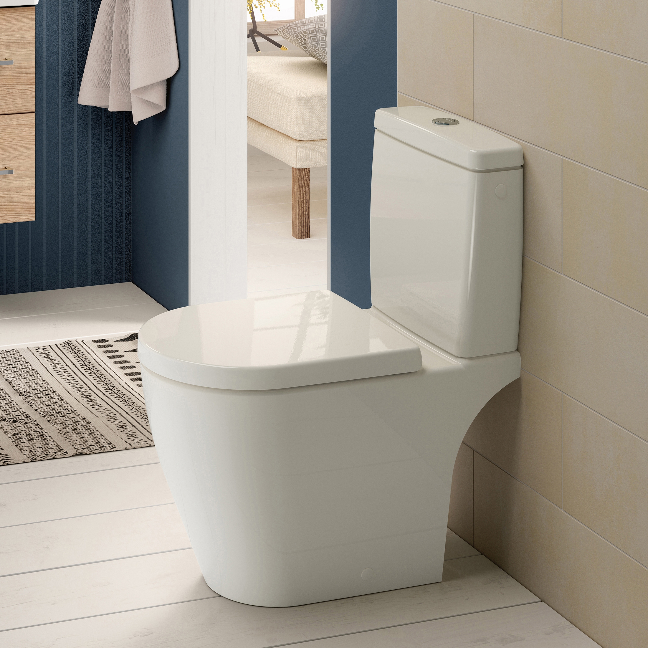 Mostra il prodotto Avento WC a cacciata monoblocco del produttore Villeroy & Boch