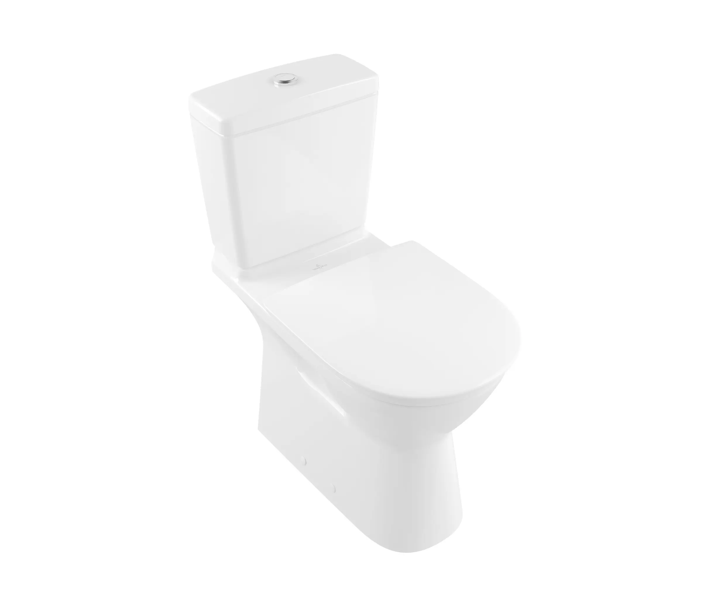 Villeroy & Boch - ViCare Washdown WC For Close-Coupled WC-Suite, Rimless