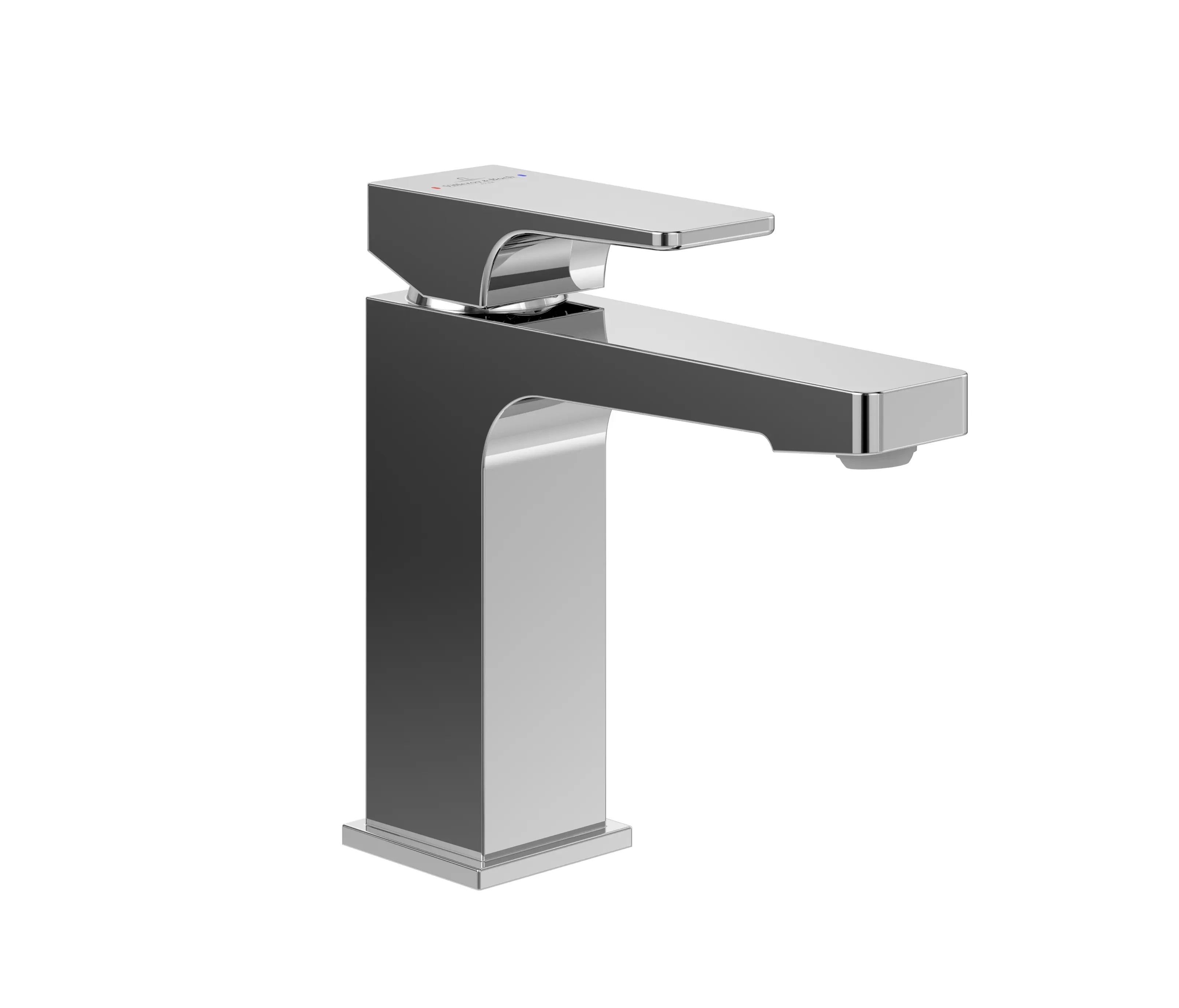 Villeroy & Boch - Architectura Square | Single-lever basin mixer with draw bar outlet fitting, Chrome
