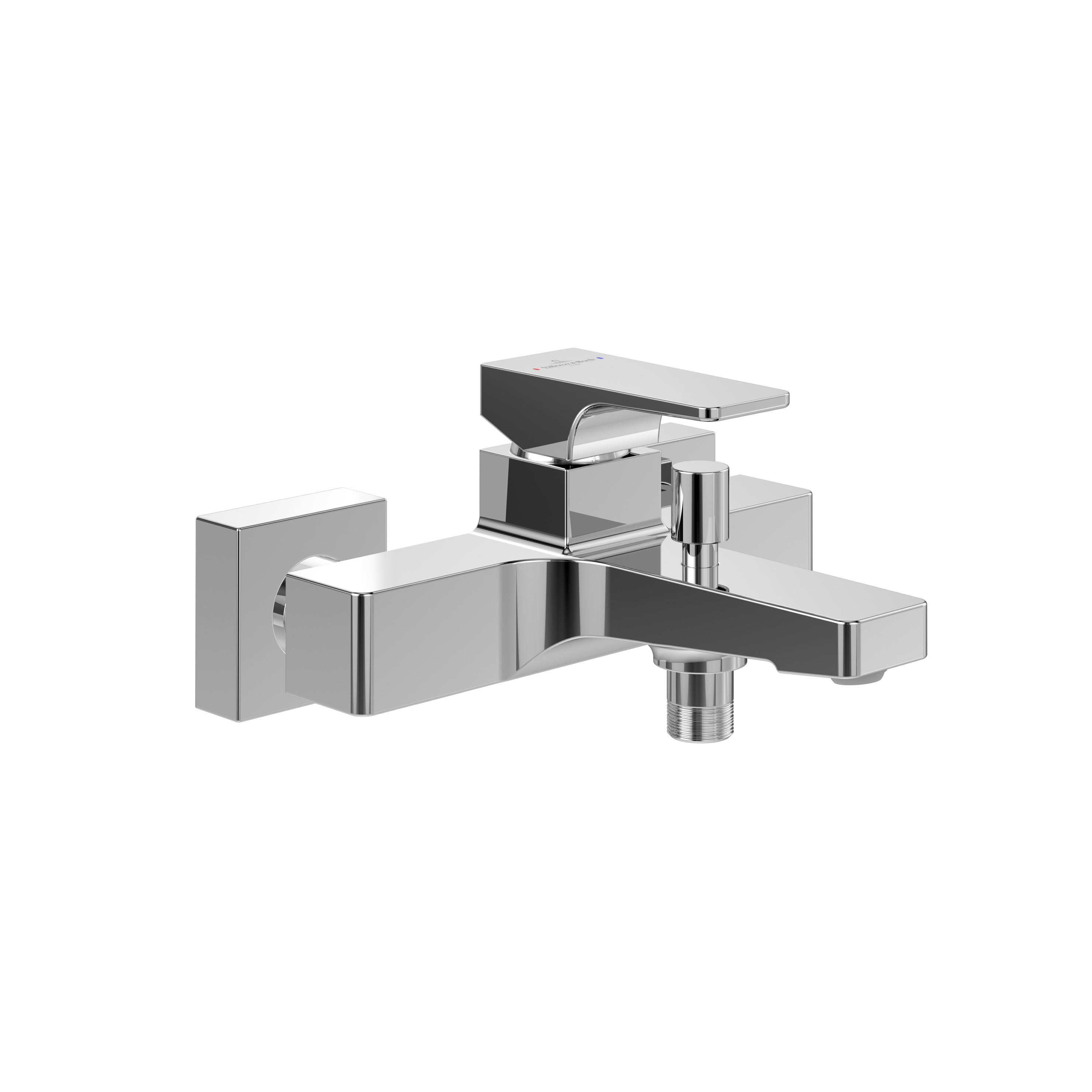 Display product Architectura Square | Single-lever bath & shower mixer, Chrome from manufacturer Villeroy & Boch
