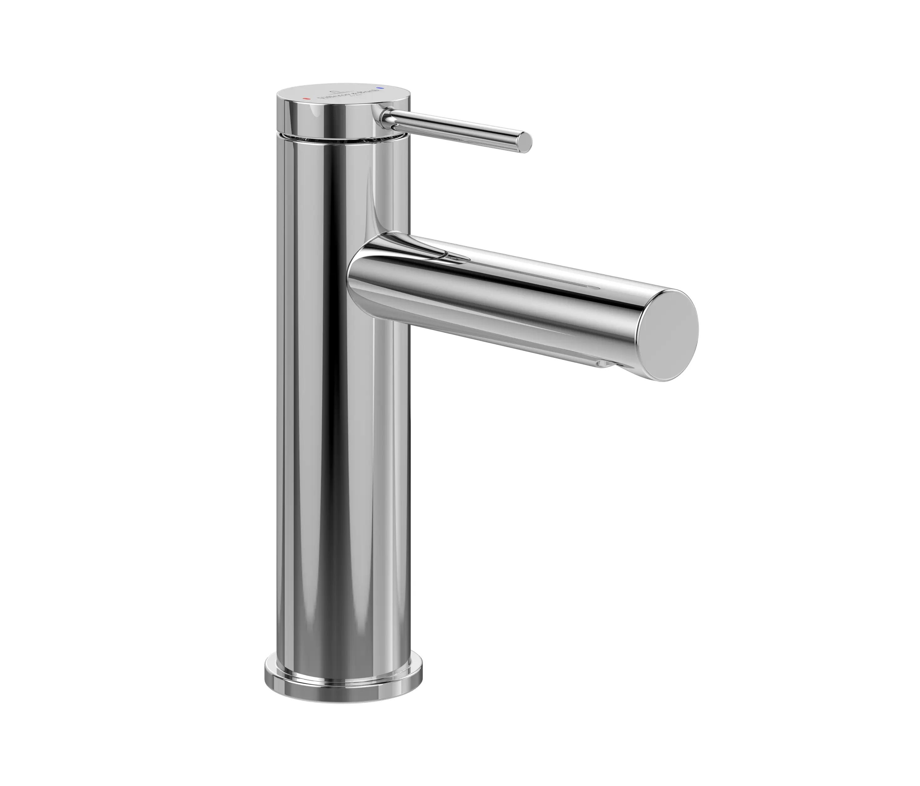 Villeroy & Boch - Loop & Friends | Single-lever basin mixer with draw bar outlet fitting, Chrome