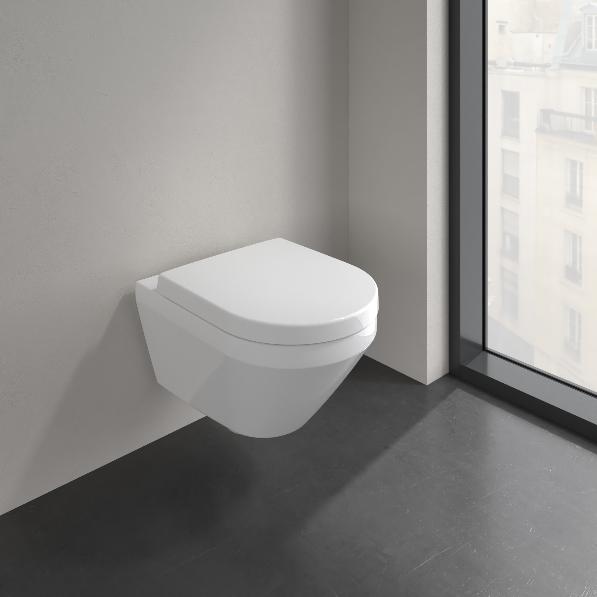 Produkt Architectura Tiefspül-WC spülrandlos, TwistFlush, Verdeckte ViFix Befestigung des Herstellers Villeroy & Boch anzeigen