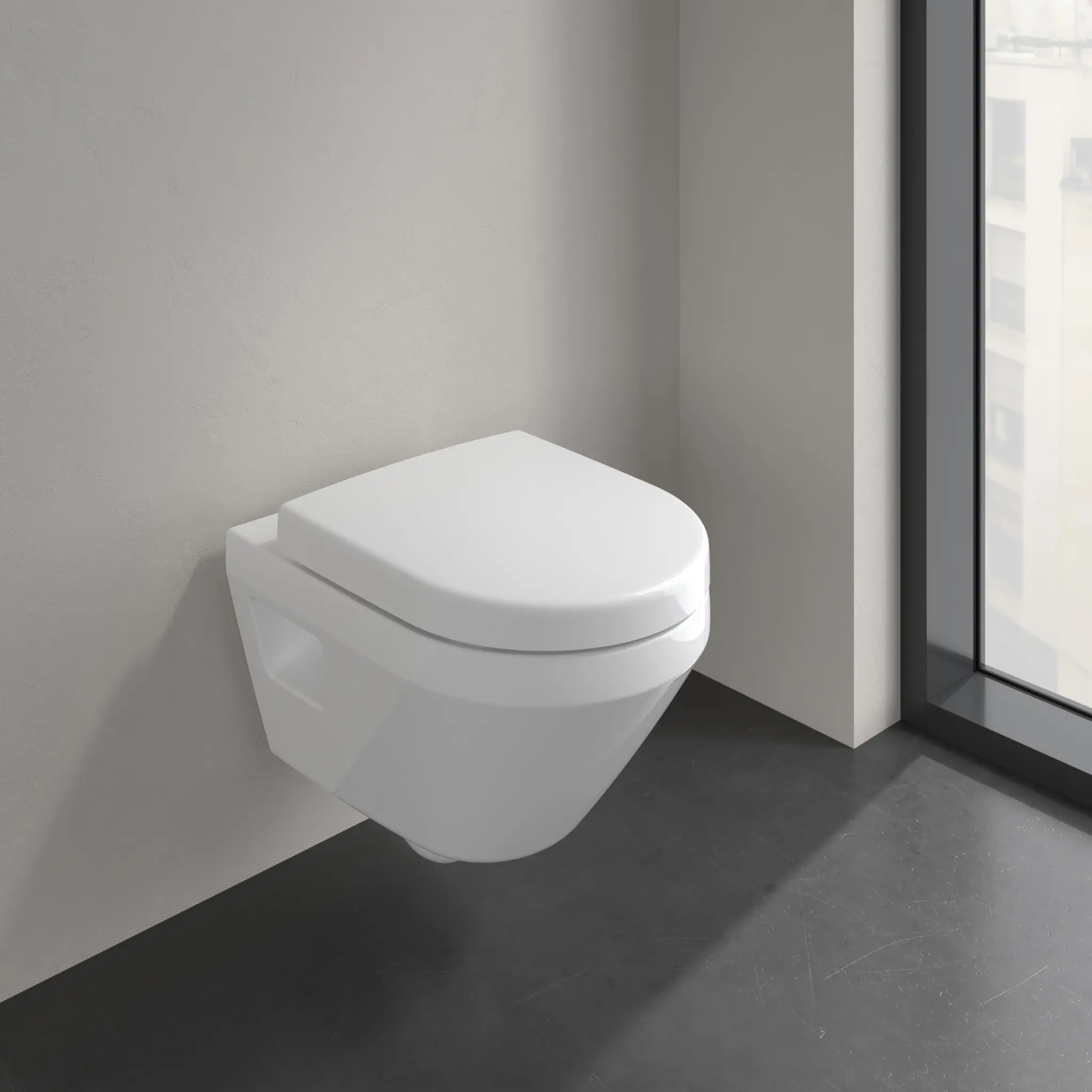 Villeroy & Boch - Architectura Washdown toilet Compact, rimless, TwistFlush