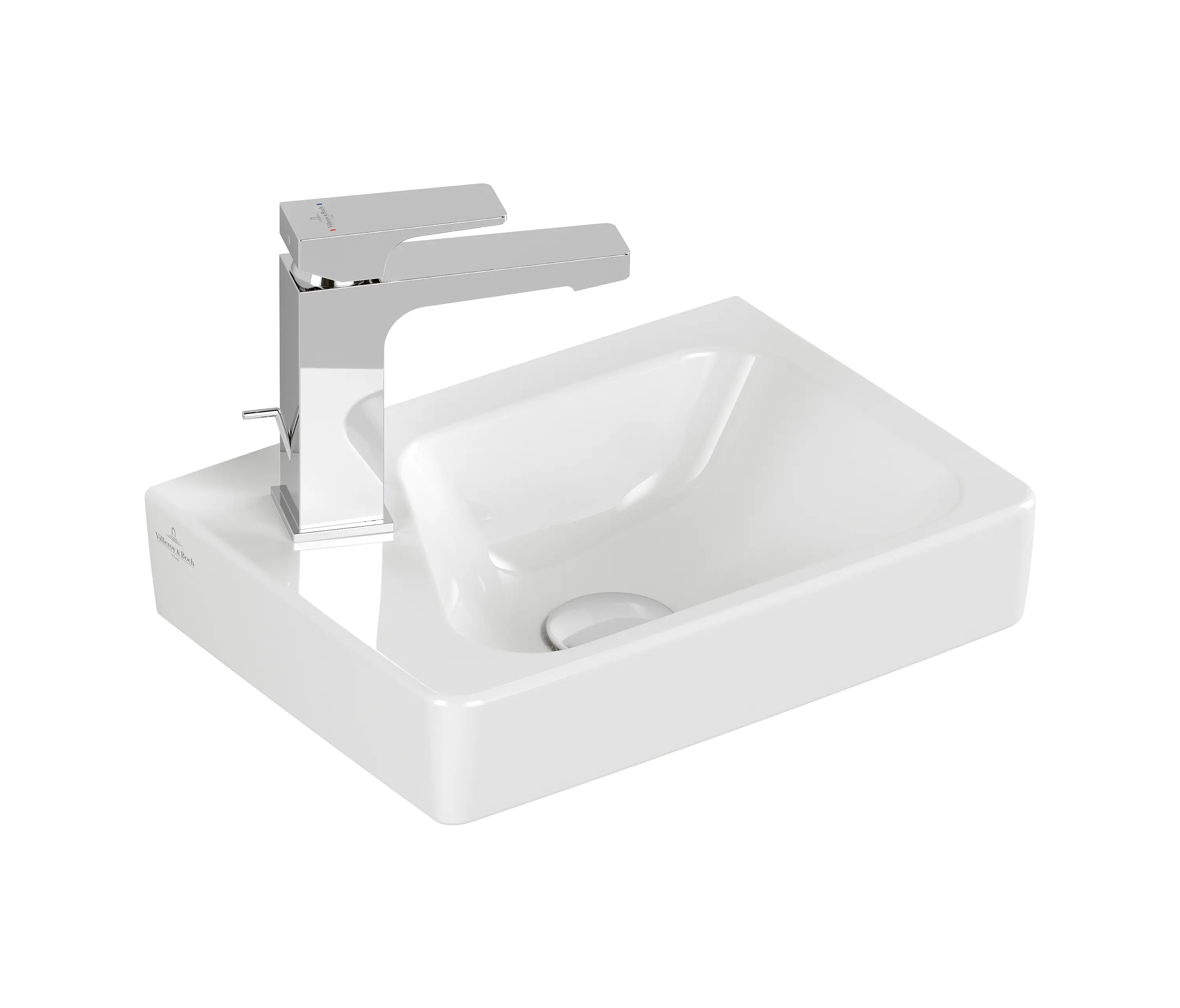 Villeroy & Boch - Architectura Handwashbasin, right and left version, 360 x 265 mm