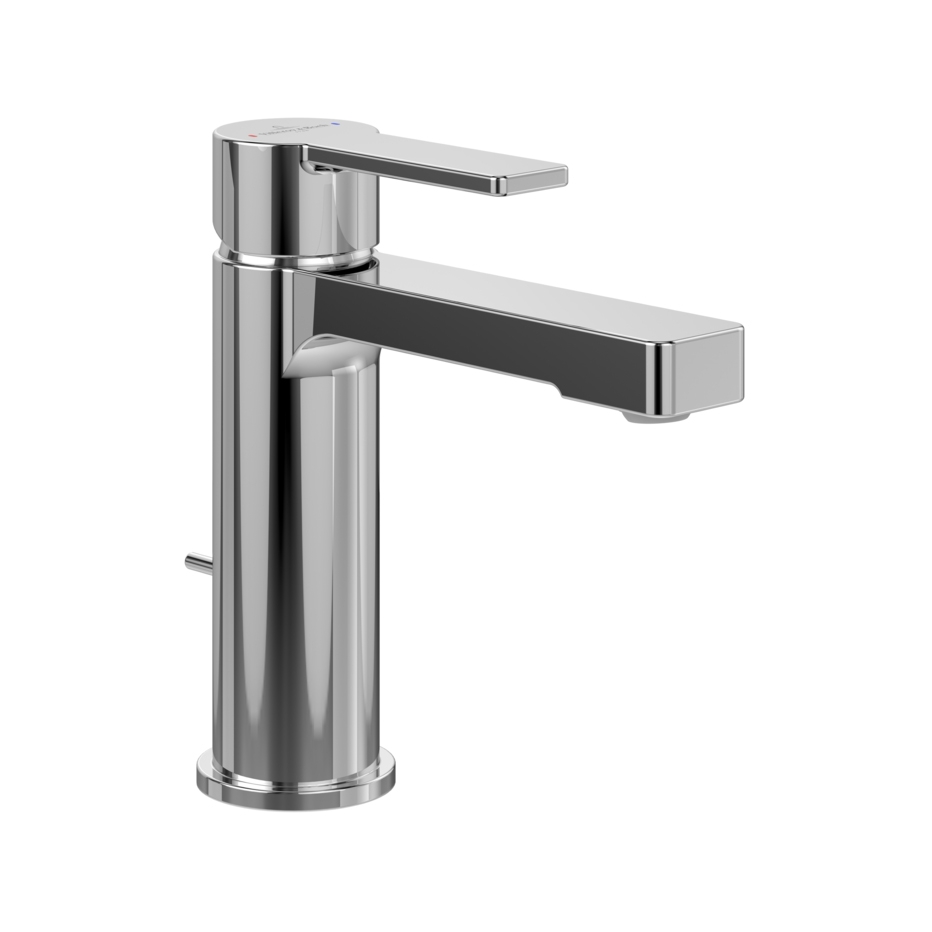Afficher le produit Architectura | Robinetterie monocommande pour lavabo avec dispositif de vidange à tirette, Chrome du fabricant Villeroy & Boch