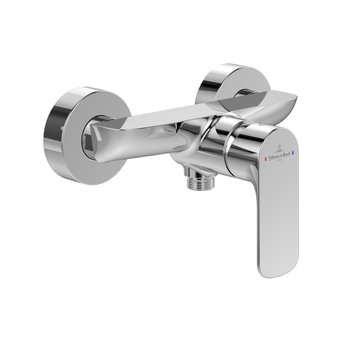 Display product O.novo | Single-lever shower mixer, Chrome from manufacturer Villeroy & Boch