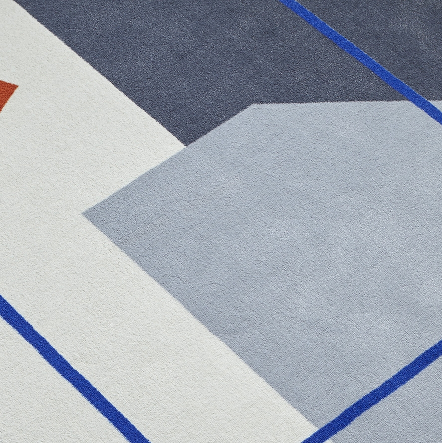 Display product Geometrie Volanti – Carpets from manufacturer antoniolupi