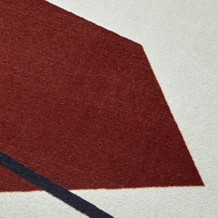 Display product Geometrie Volanti – Carpets from manufacturer antoniolupi