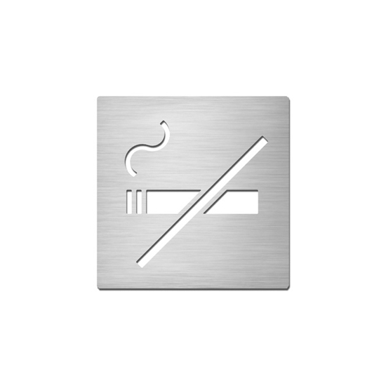 Afficher le produit Pictograms square | stainless steel | Non-smoking du fabricant Serafini
