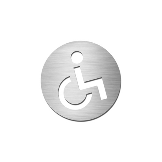 Afficher le produit Pictograms round | stainless steel | Disabled du fabricant Serafini