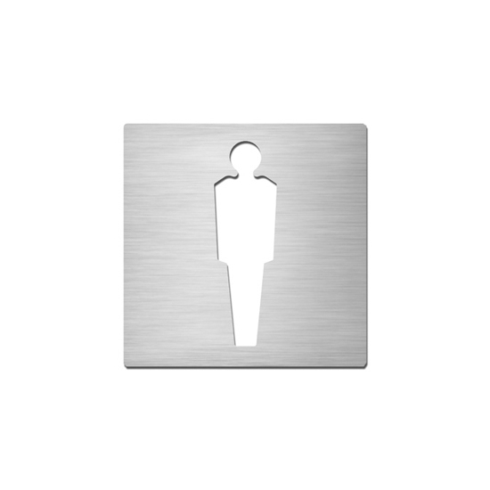 Afficher le produit Pictograms square | stainless steel | Gentlemen du fabricant Serafini
